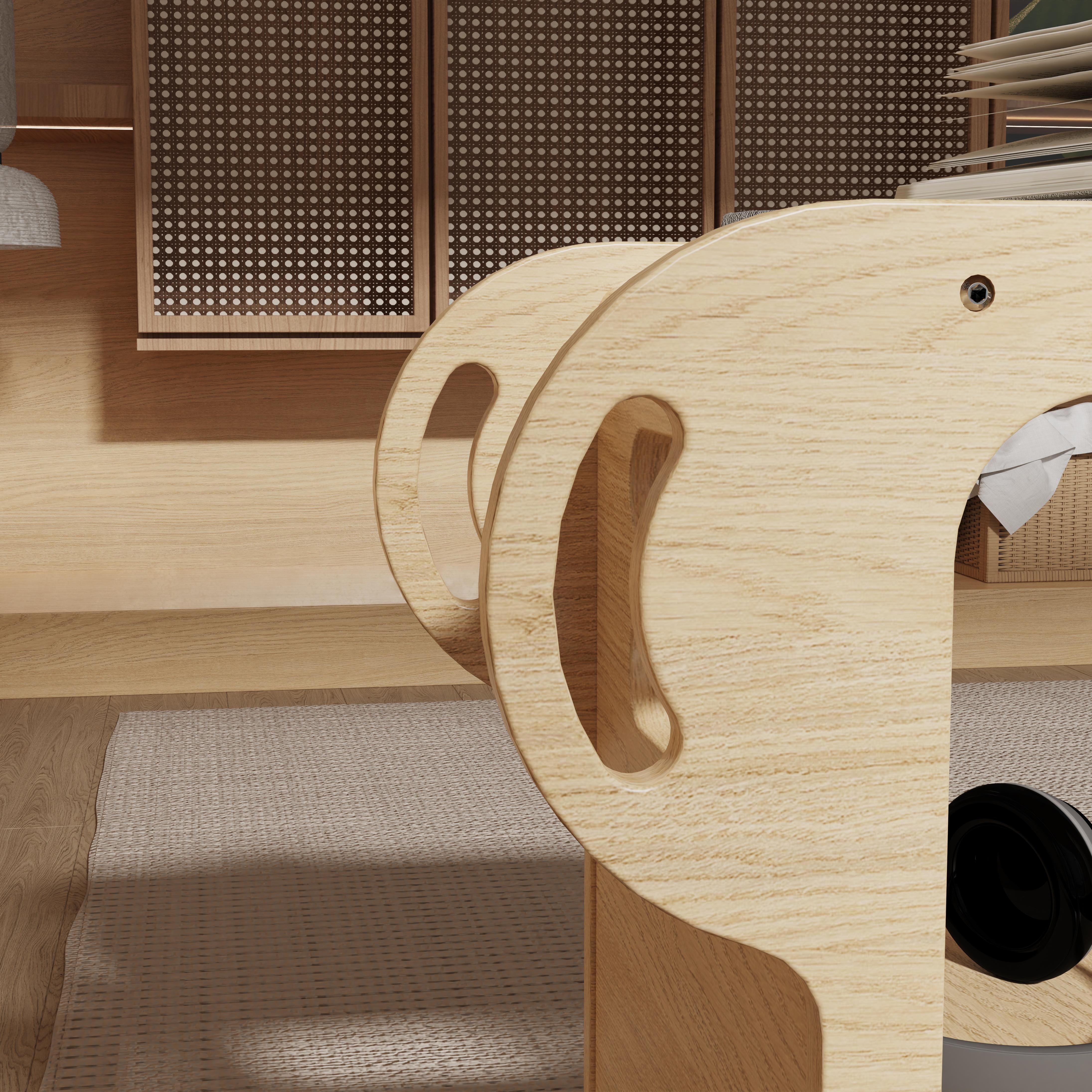 Nordic Solid Wood Side Table With Bookshelf Multifunctional Nightstand for Bedroom Living Room Minim