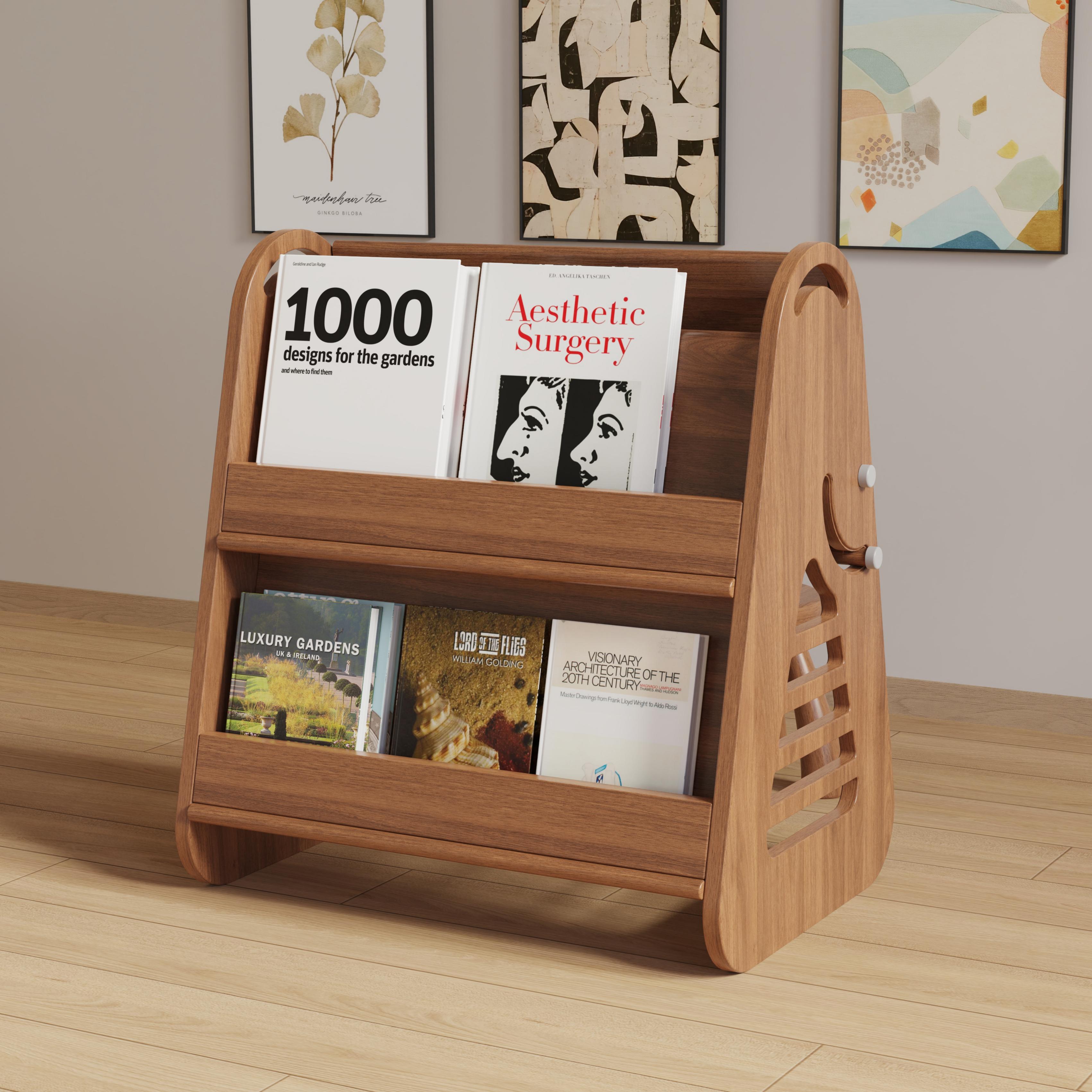 Creative Wooden Kids Study Desk Set For Home School Use Natural Solid Wood Safe Rounded Edges