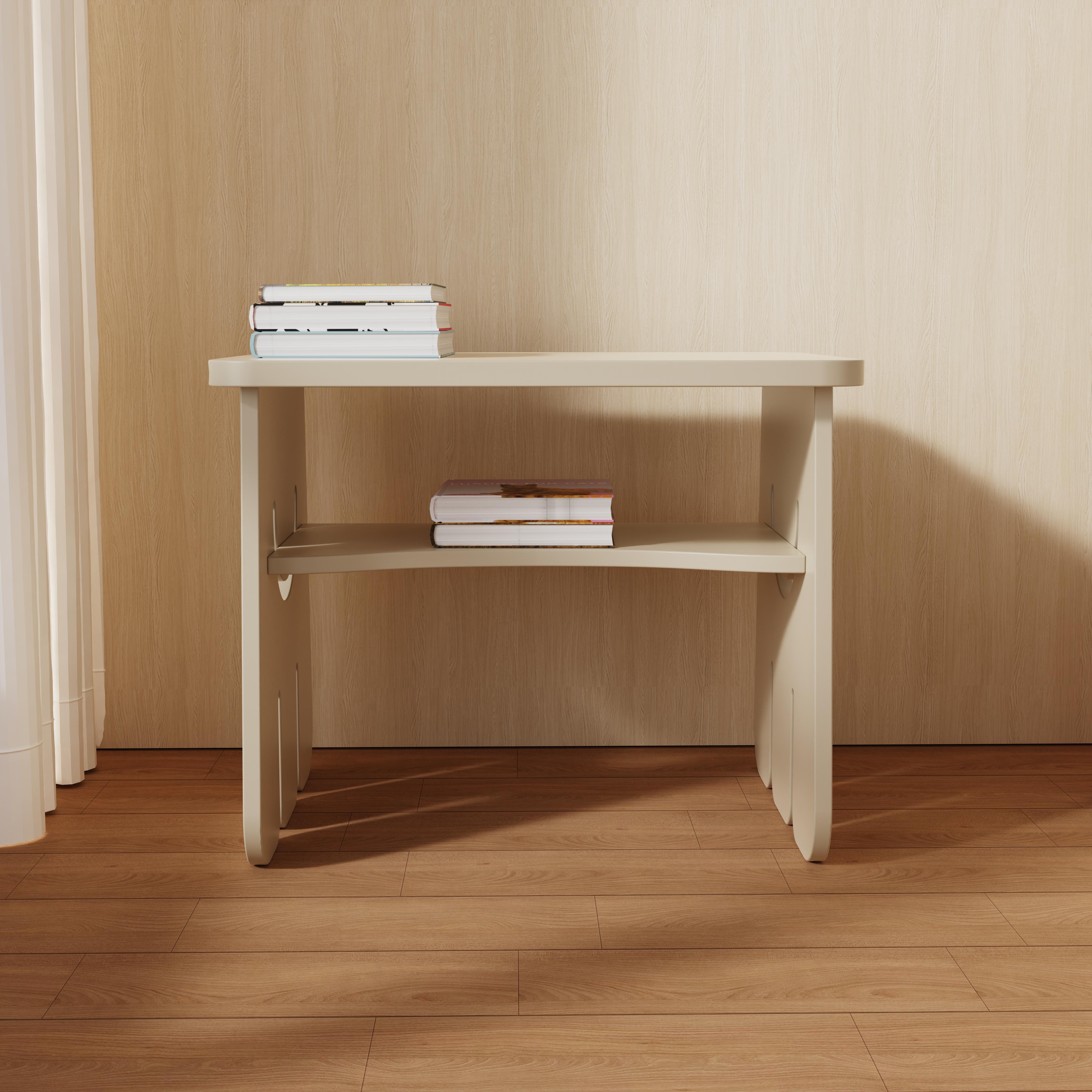 Cute Smiley Shaped Kids Desk and Chair Set for Children Study Playroom Bedroom Easy to Clean Durable