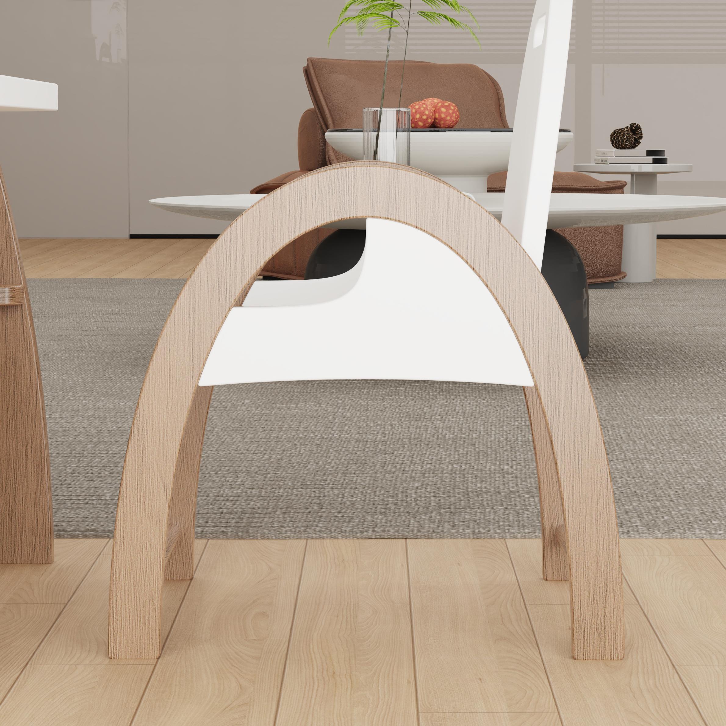 Creative Solid Wood Kids Desk & Chair Set, Smooth Surface, Eco-Friendly Children's Furniture