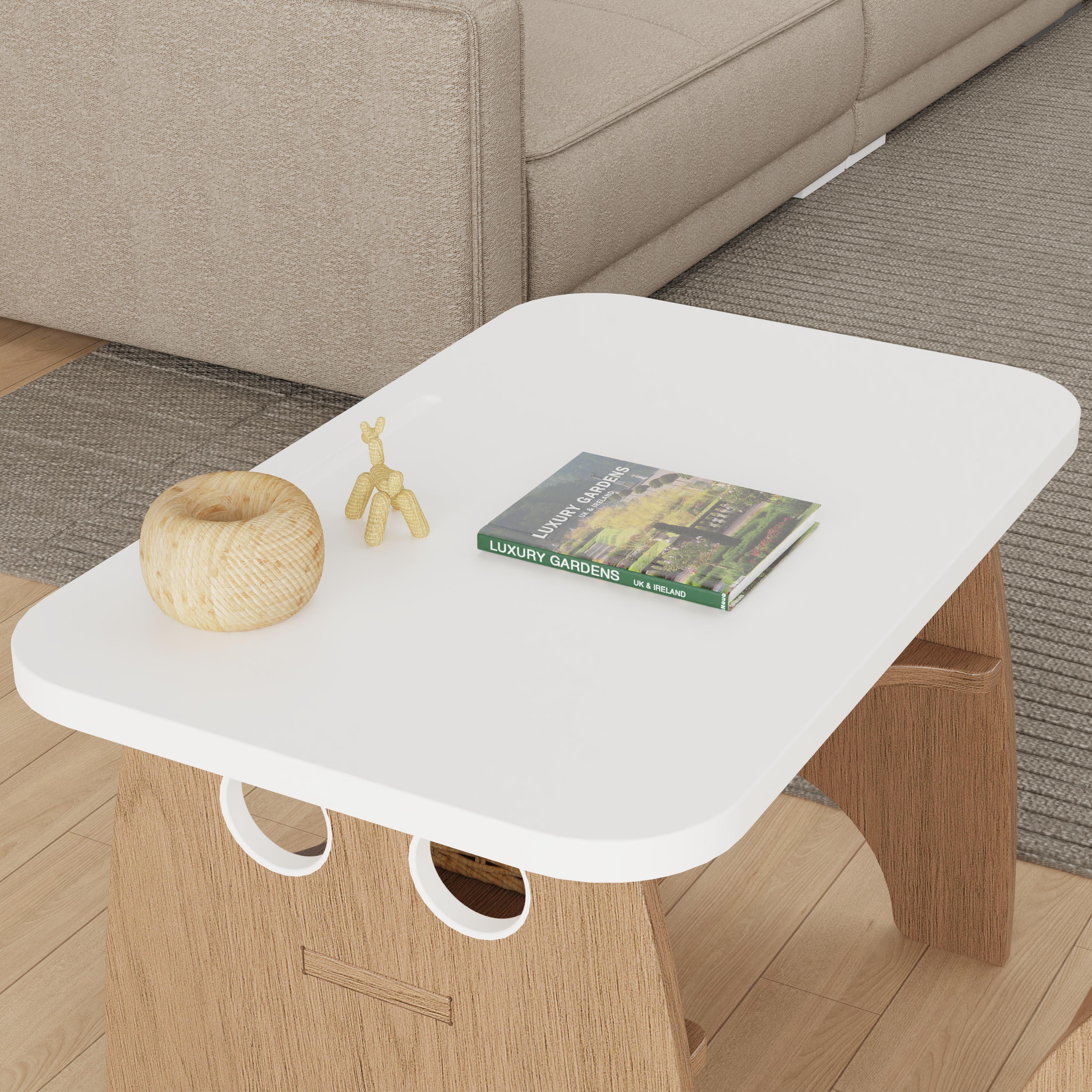 Creative Solid Wood Kids Desk & Chair Set, Smooth Surface, Eco-Friendly Children's Furniture