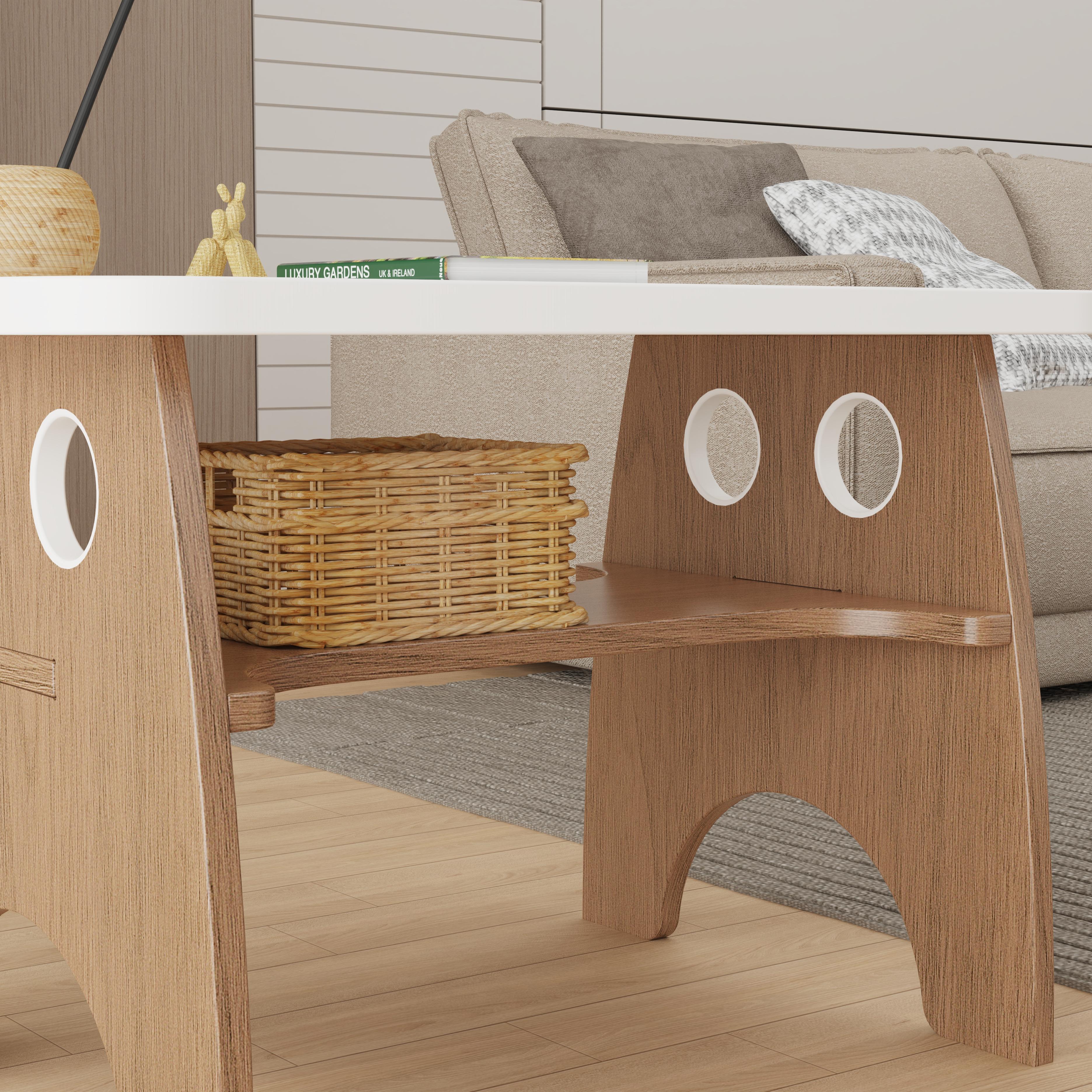 Creative Solid Wood Kids Desk & Chair Set, Smooth Surface, Eco-Friendly Children's Furniture