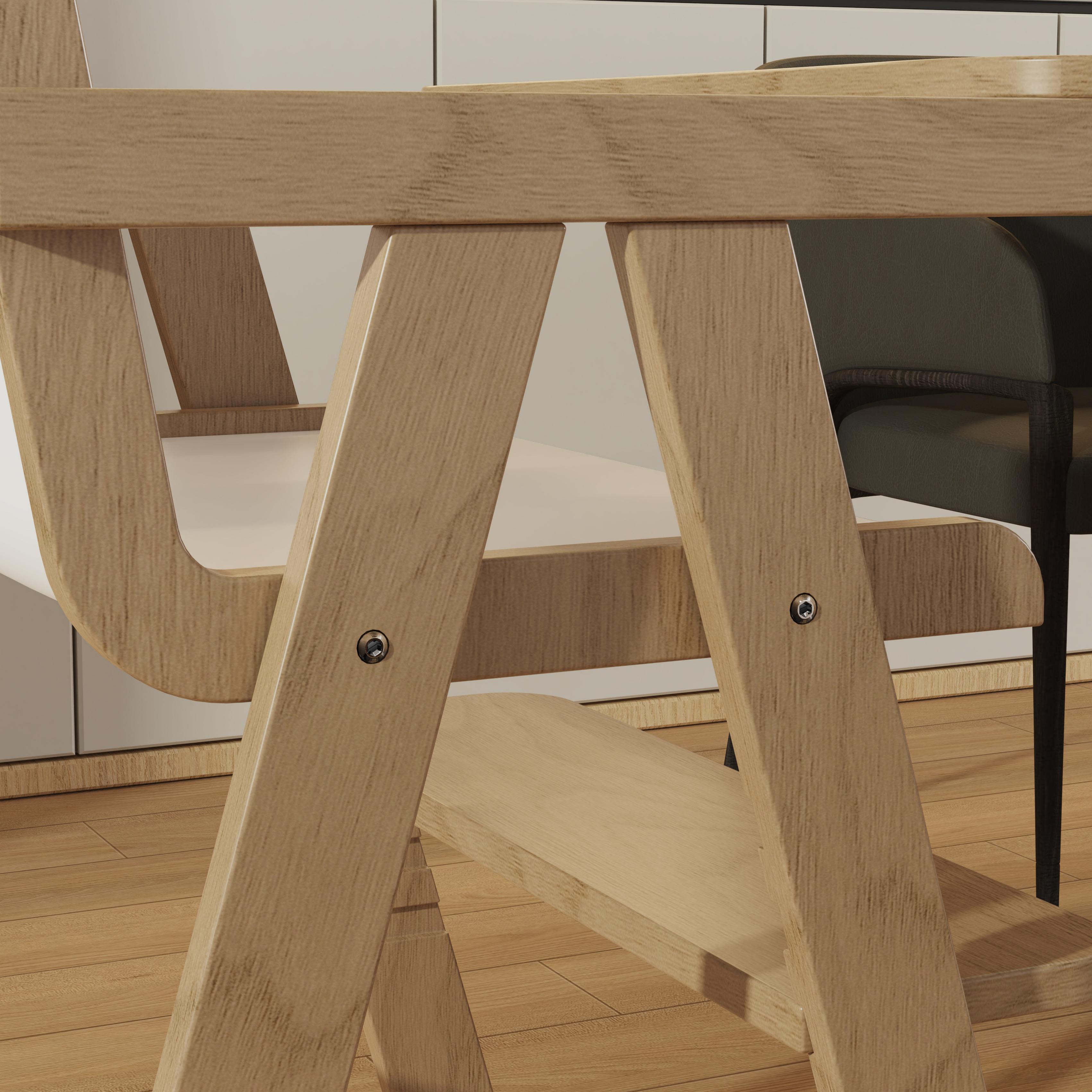 Natural Wood Baby High Chair Adjustable Height And Foldable Design For Infants Dining And Play