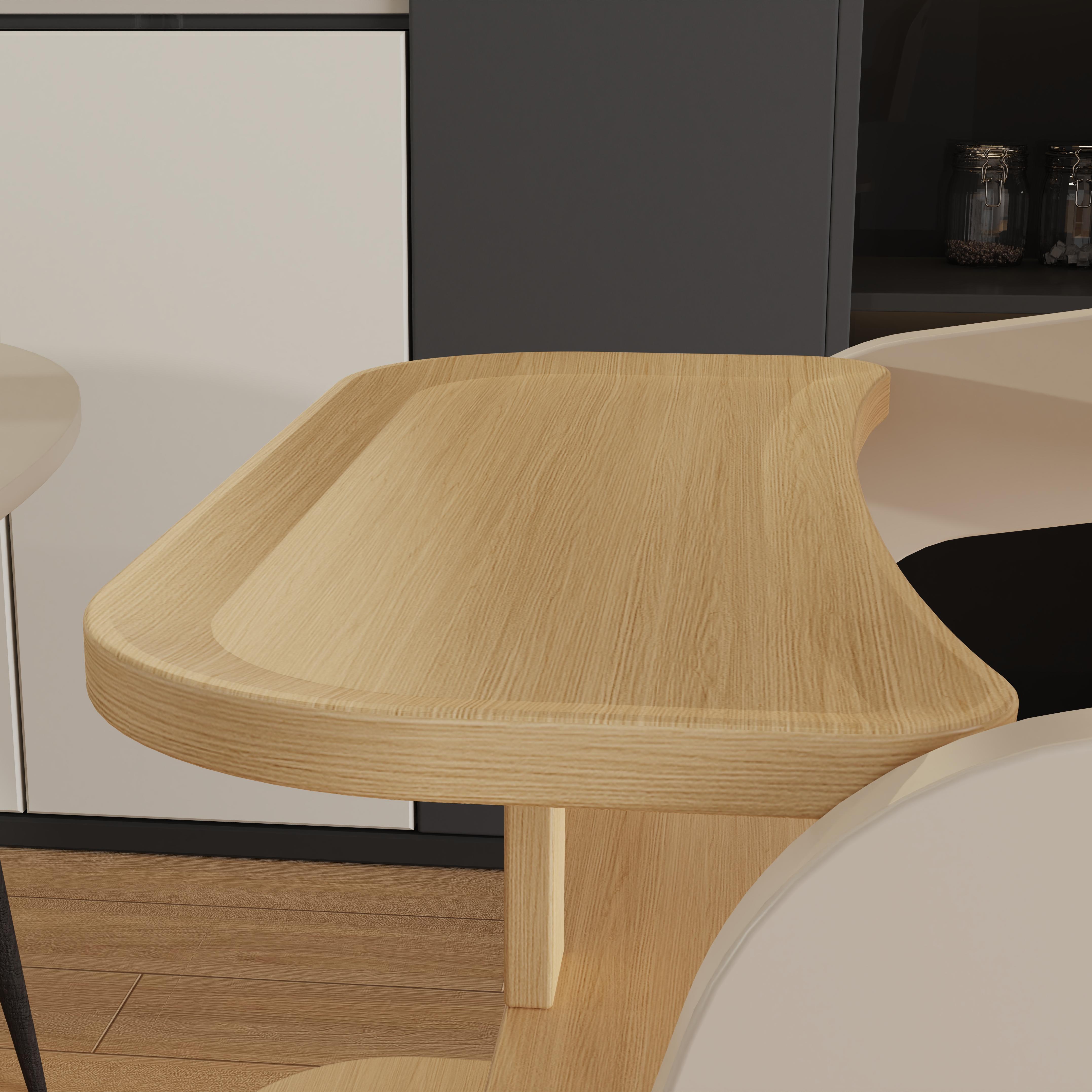 Natural Wood Baby High Chair With Adjustable Height And Foldable Design For Infants Dining And Play