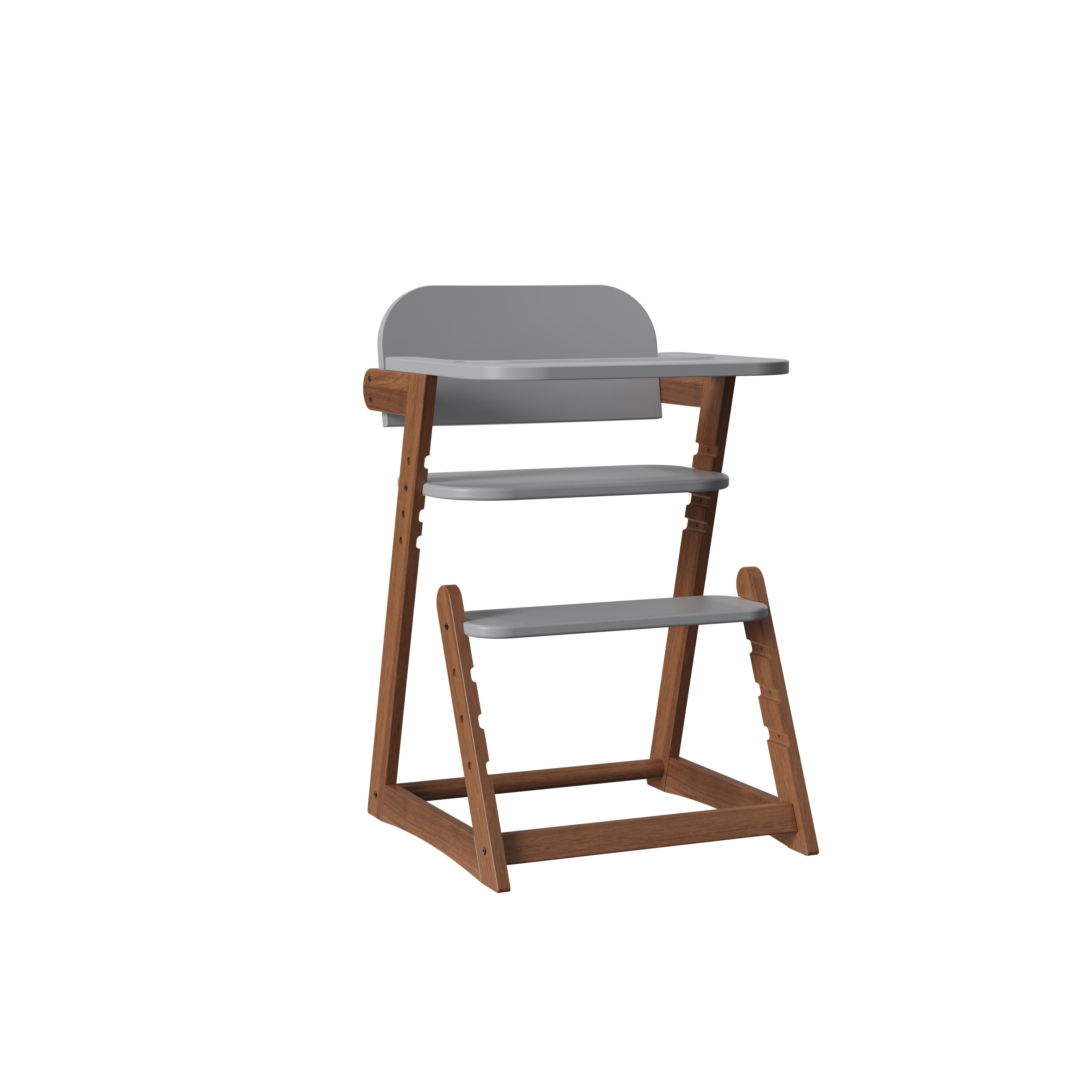 Adjustable Wooden High Chair | Convertible Baby Seat for Dining & Growing Use