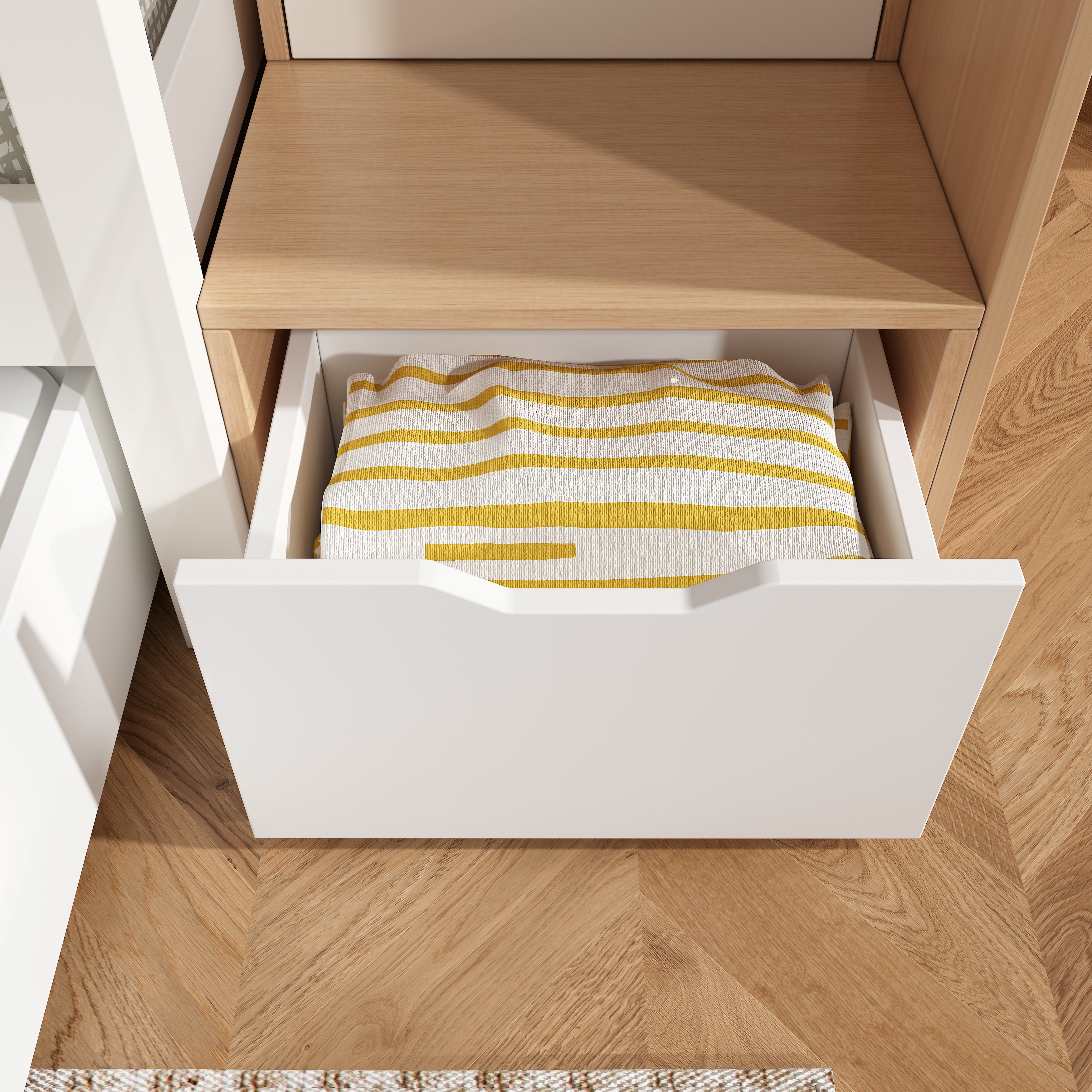 Customizable Solid Wood Treehouse Bunk Bed with Dormer Window Storage, Ladder & Multi-Level Guardrai