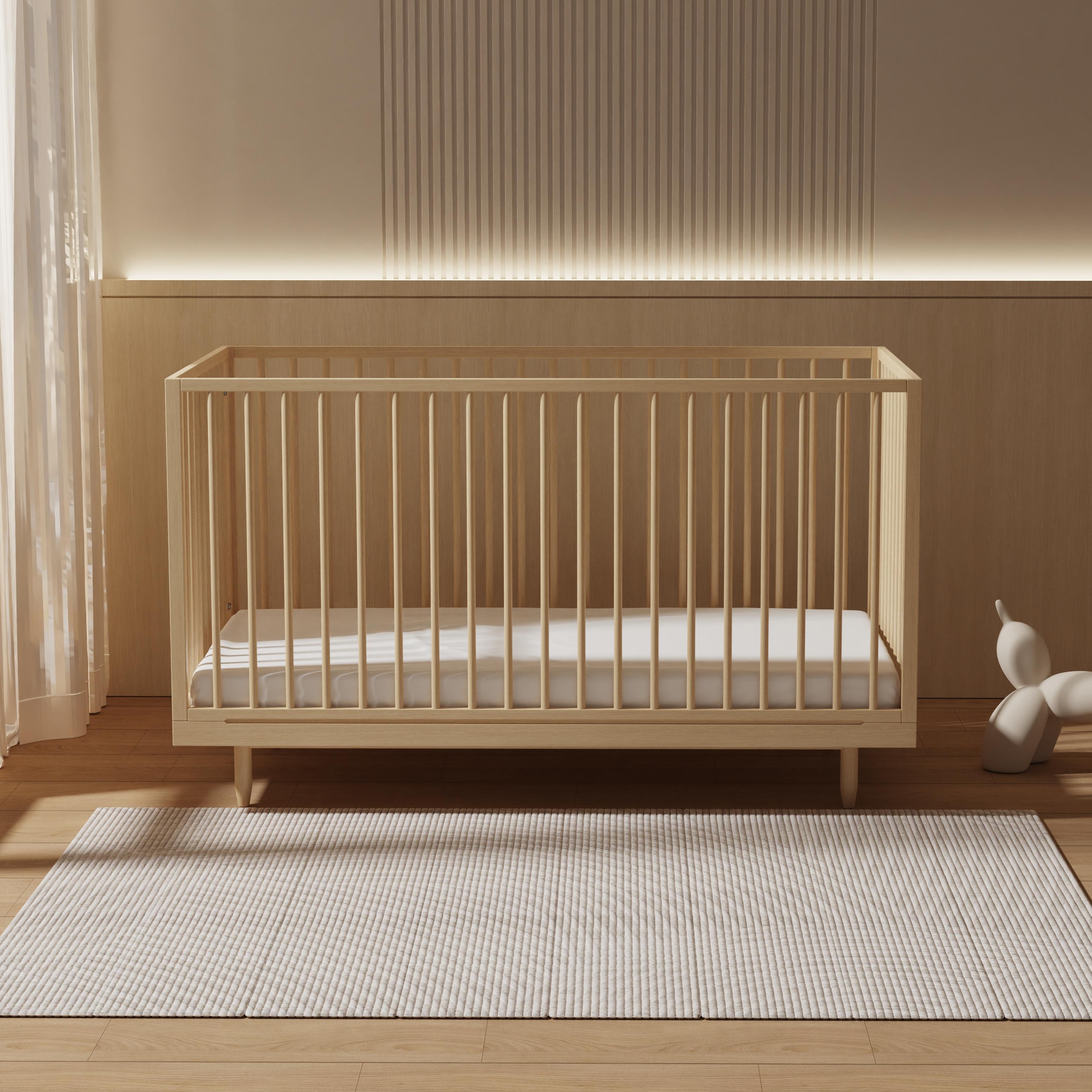 Premium durable stationary baby crib, customizable in size and height