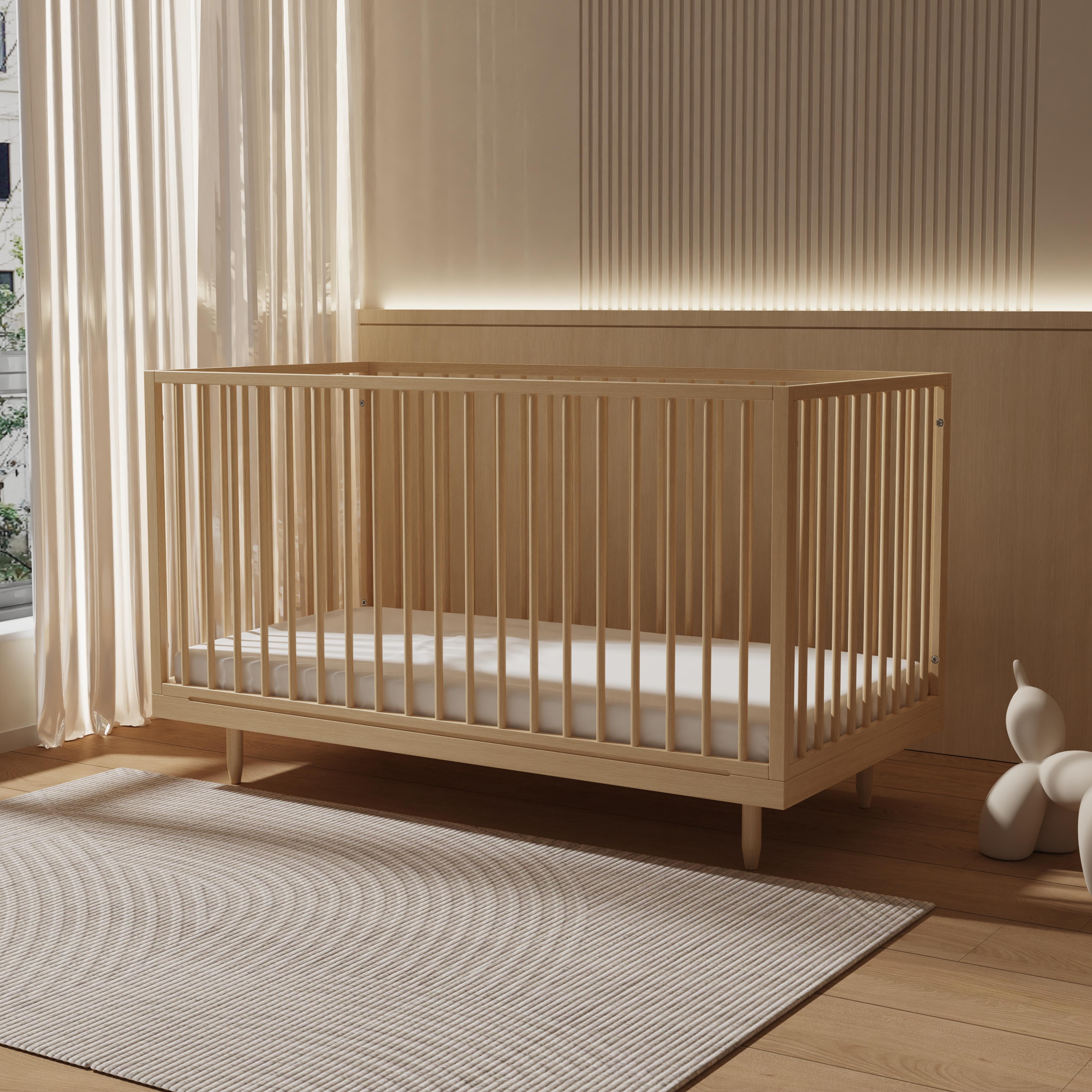 Premium durable stationary baby crib, customizable in size and height