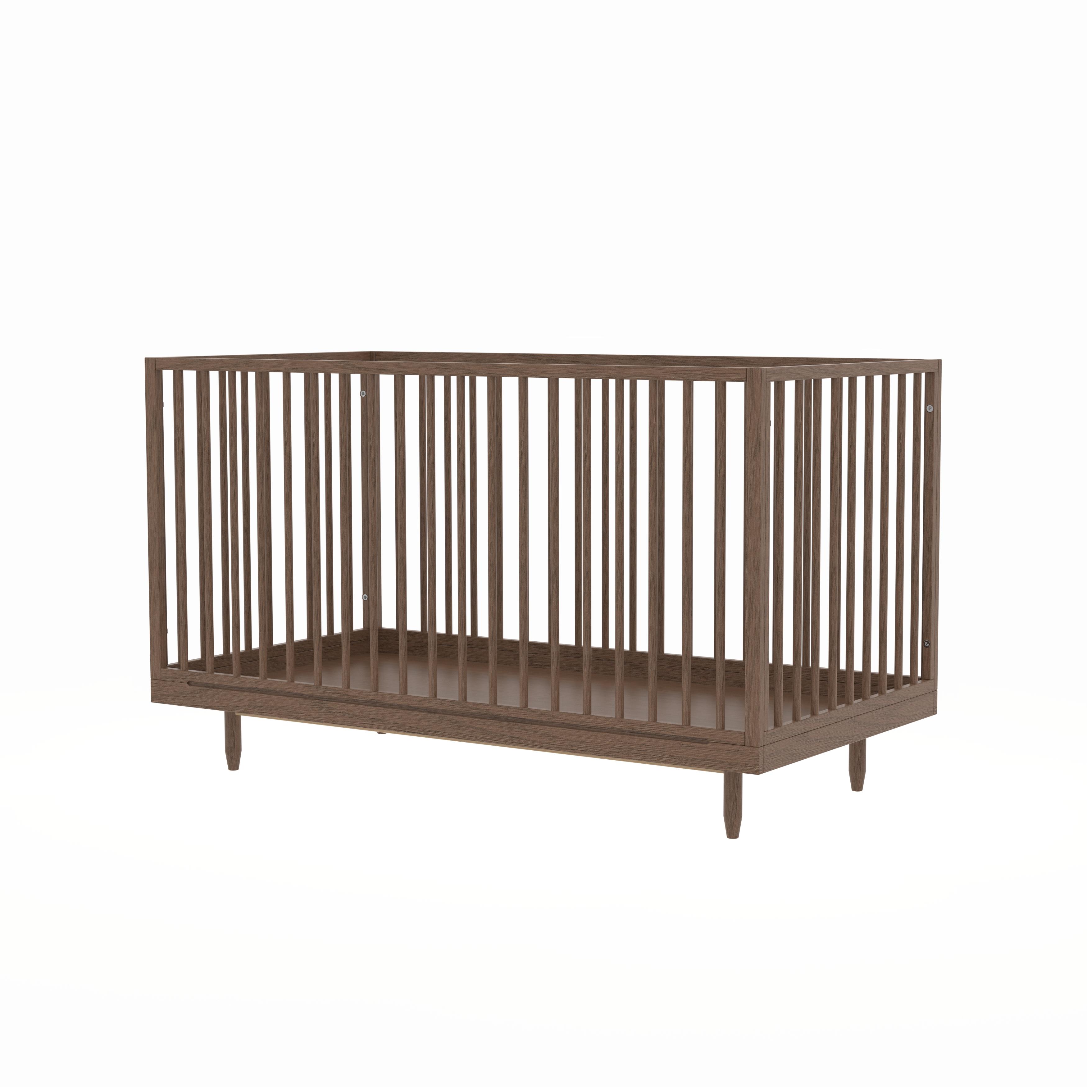 Premium durable stationary baby crib, customizable in size and height