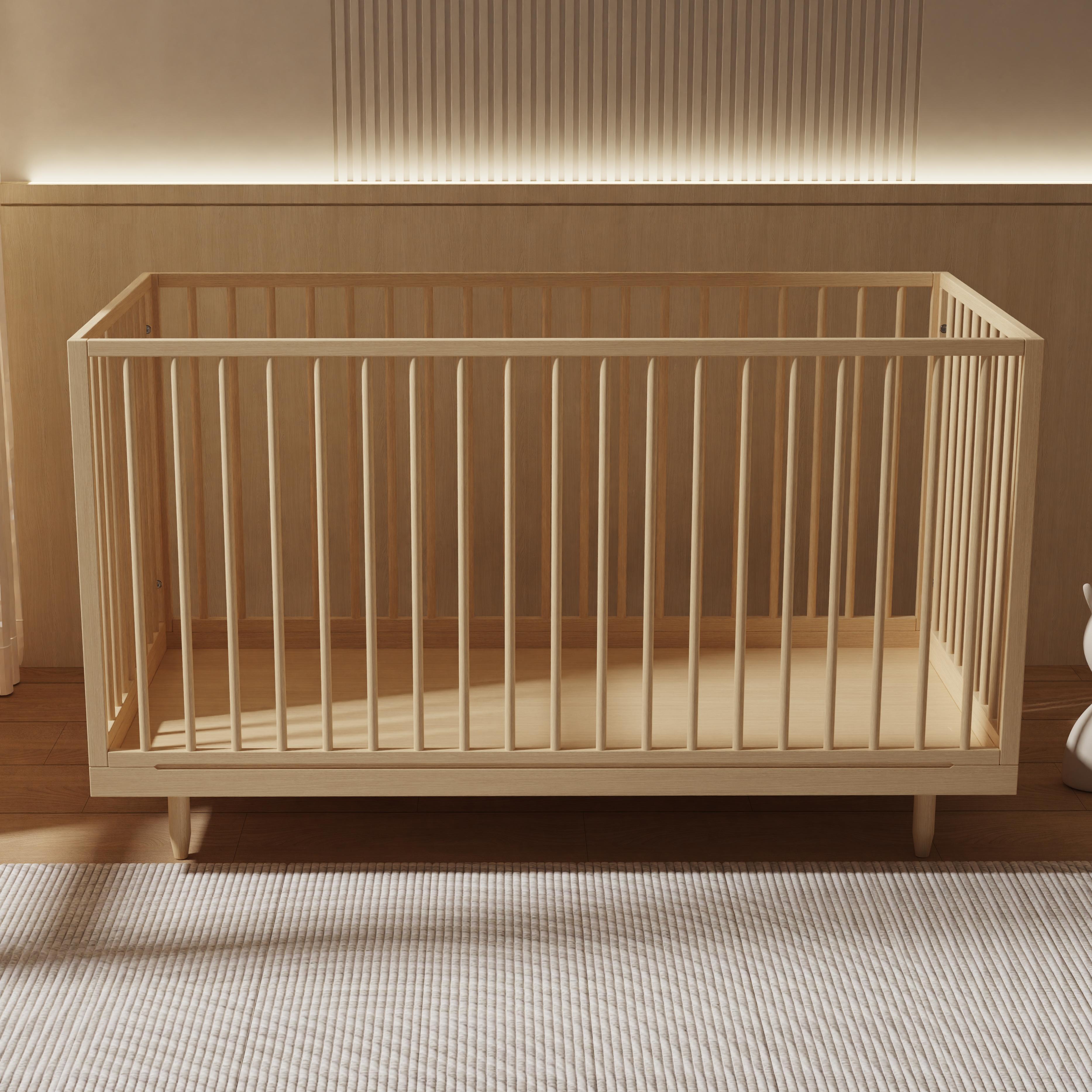 Premium durable stationary baby crib, customizable in size and height