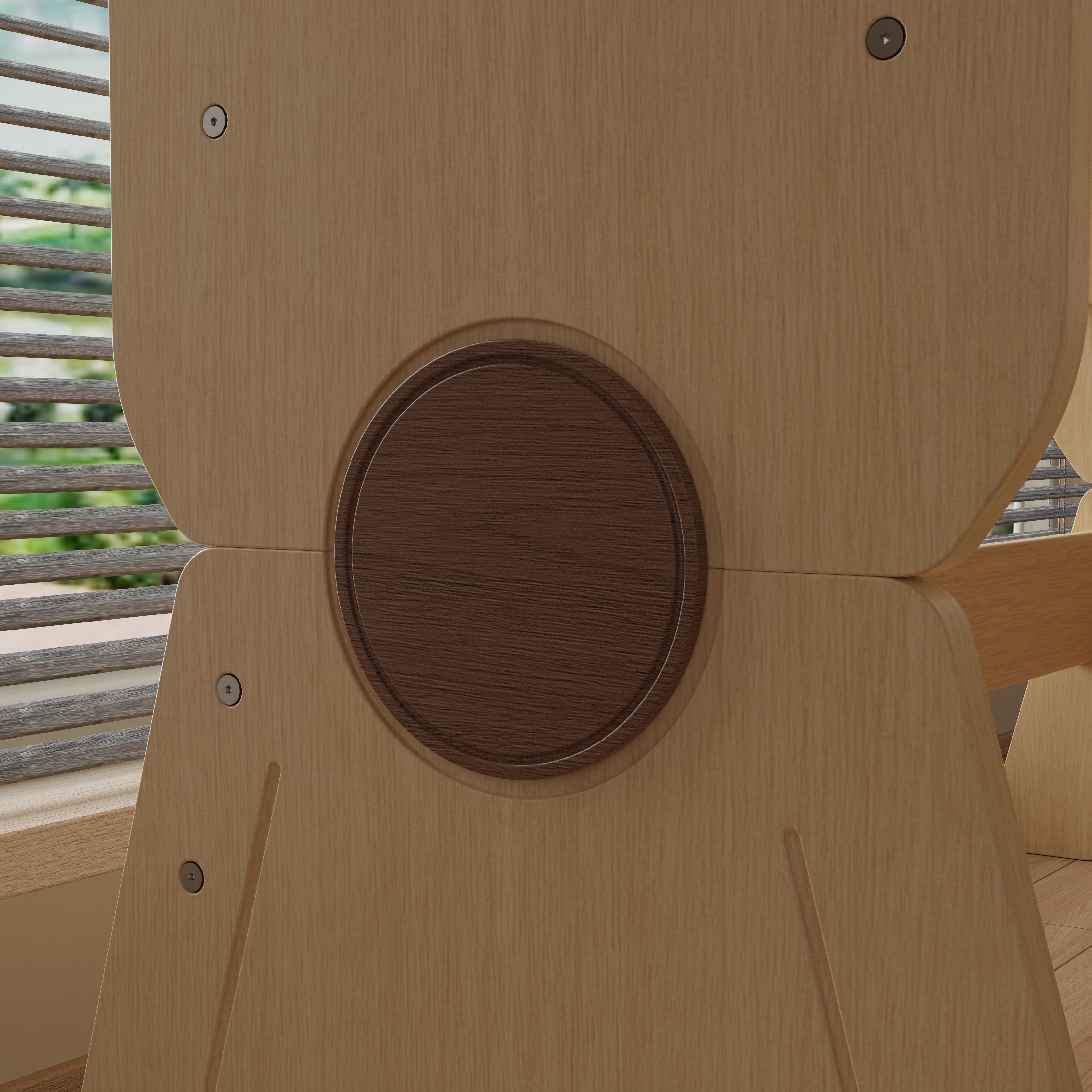 Premium Kids' Study Desk and Chair Set with Storage, Made of Natural Solid Wood