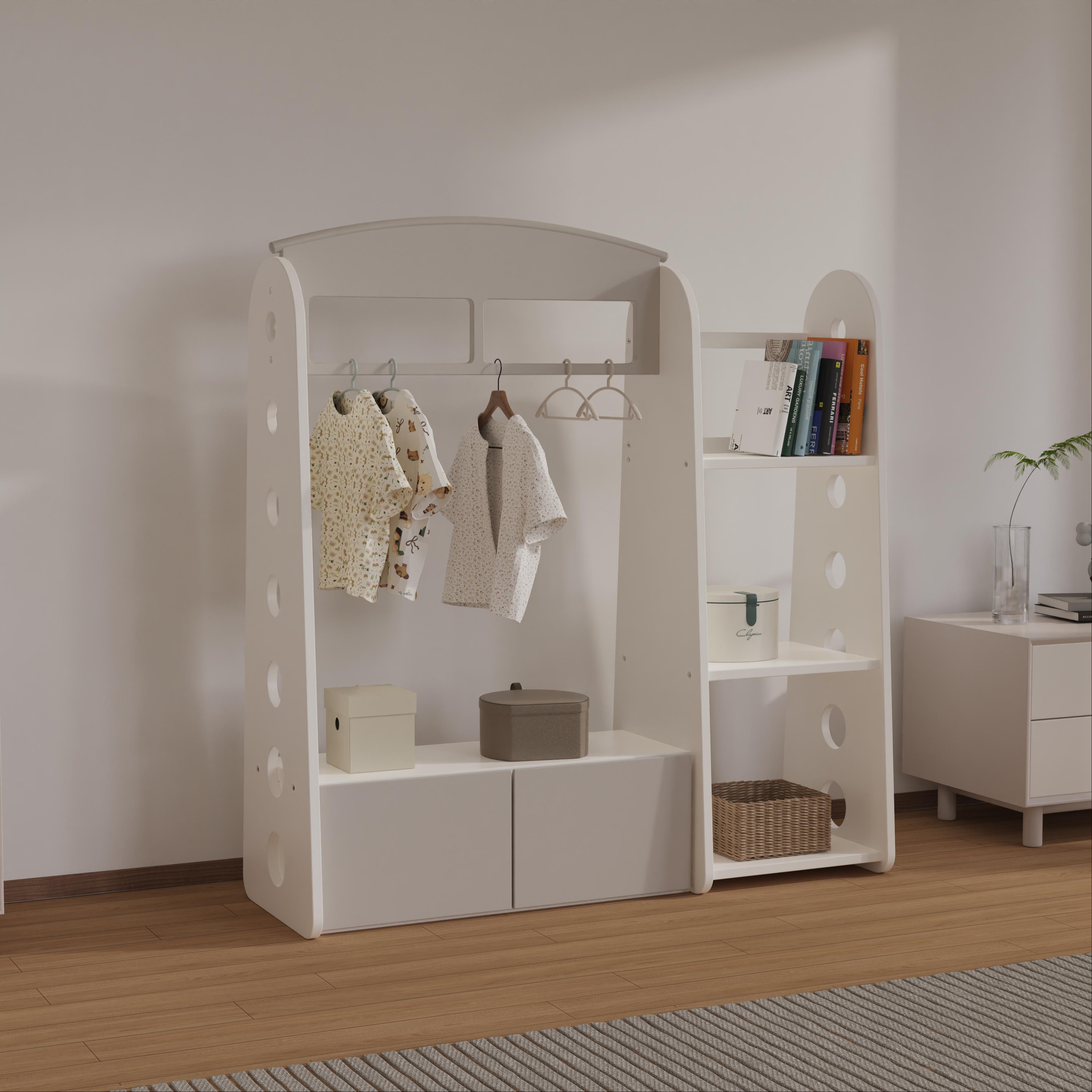 Children's Wardrobe, Baby Hangers, Storage Rack for Baby Supplies, Storage Cabinet