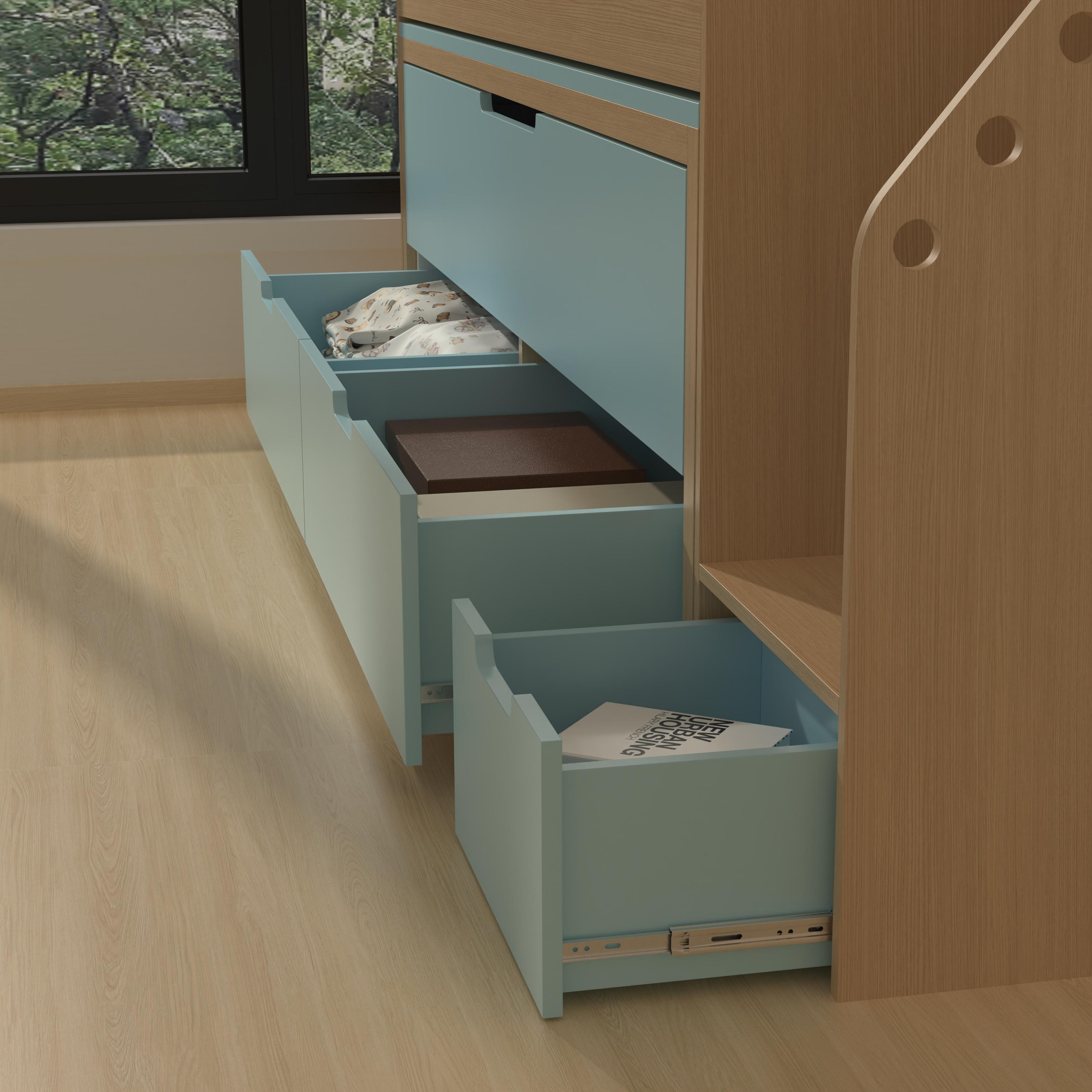 Space-Saving Kids Bunk Bed With Storage Drawers & Shelves – Fun Decor Ready!