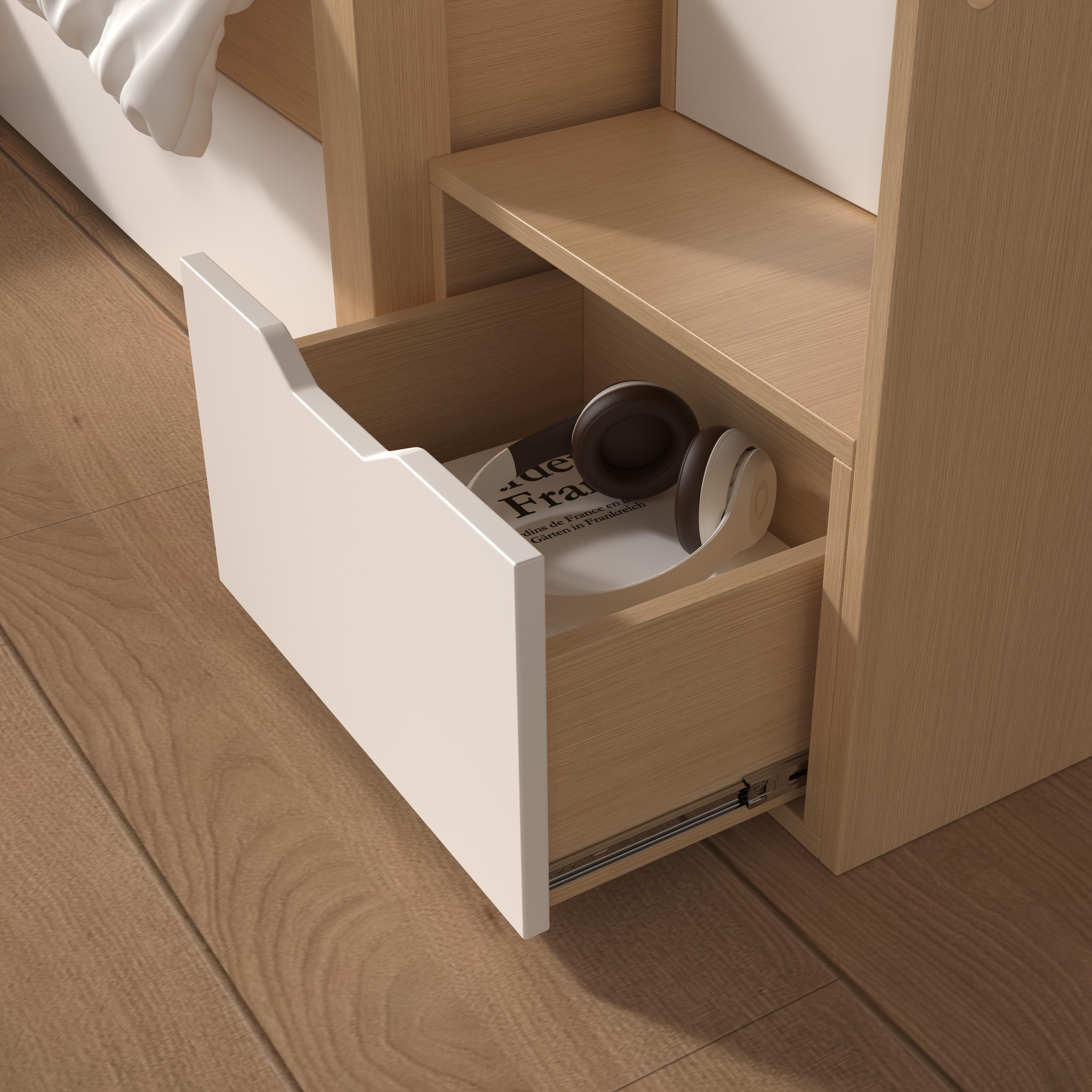 Kids House Bunk Bed with Storage & Desk – Modern Wood Design