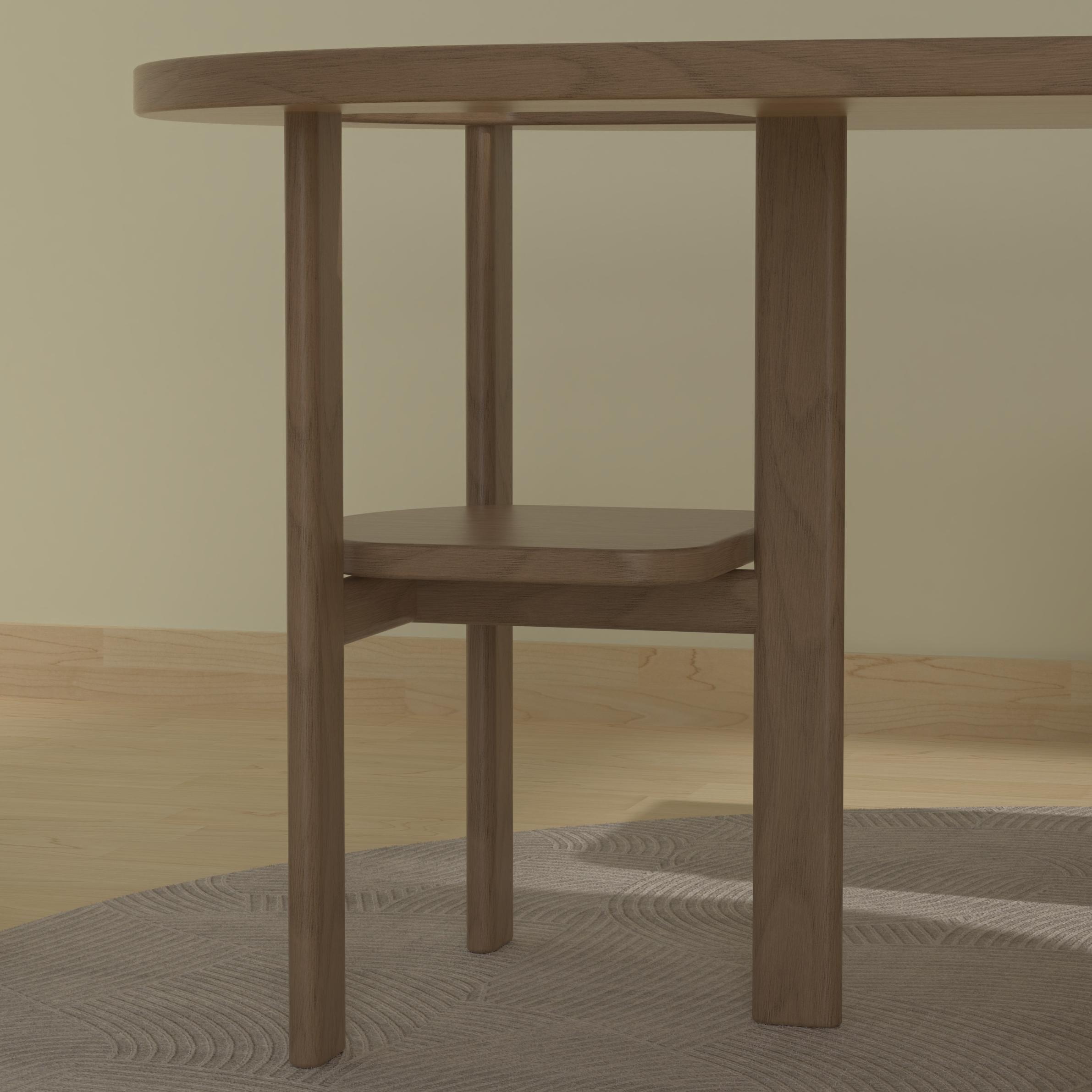 Kids Wooden Table Set with Stool – Modern Ergonomic Design for Toddlers