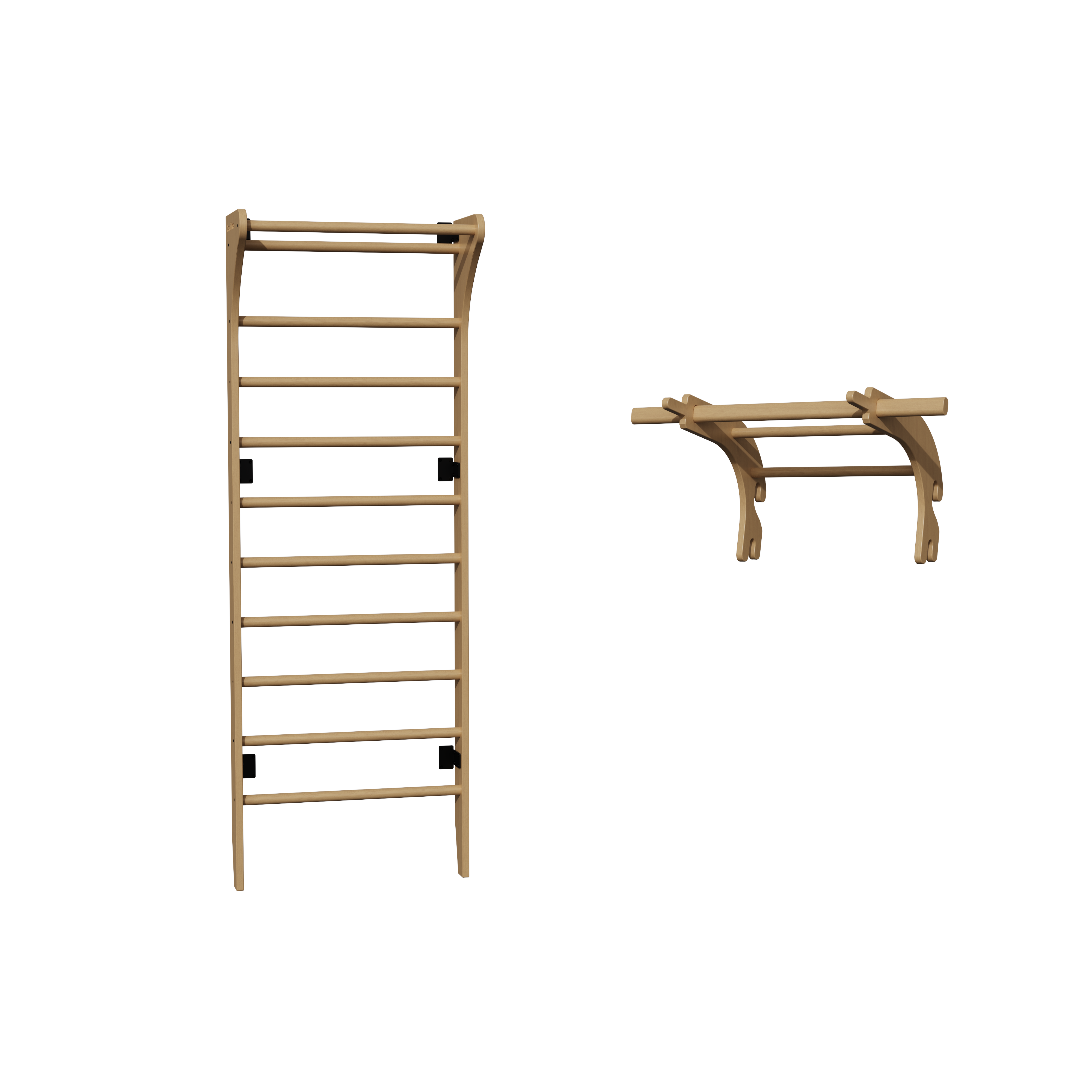 Wooden Wall Ladder for Kids – Home Gym & Playroom Essential