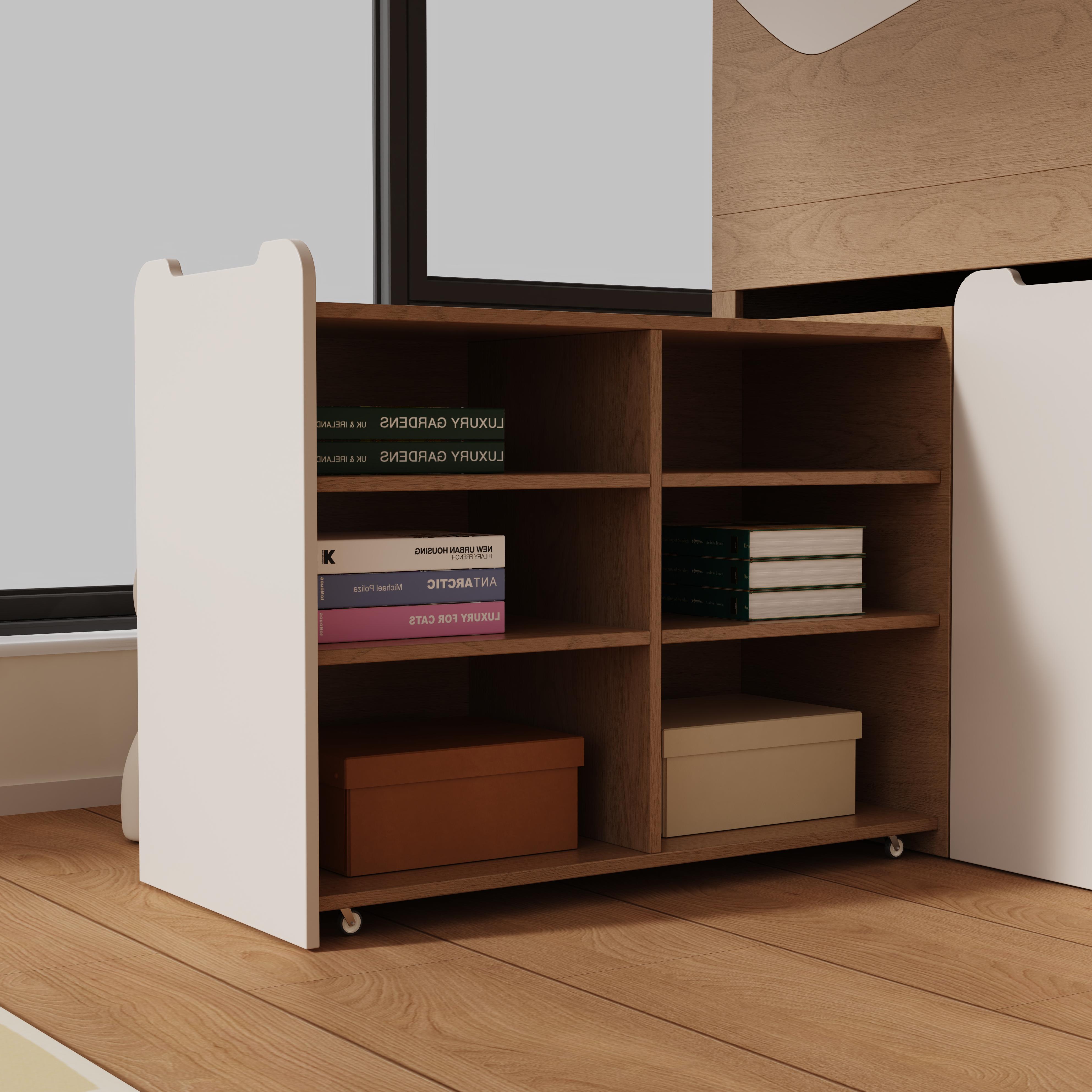 Kids Storage Bed with 4 Drawers | Safe Toddler Bed for Small Bedrooms