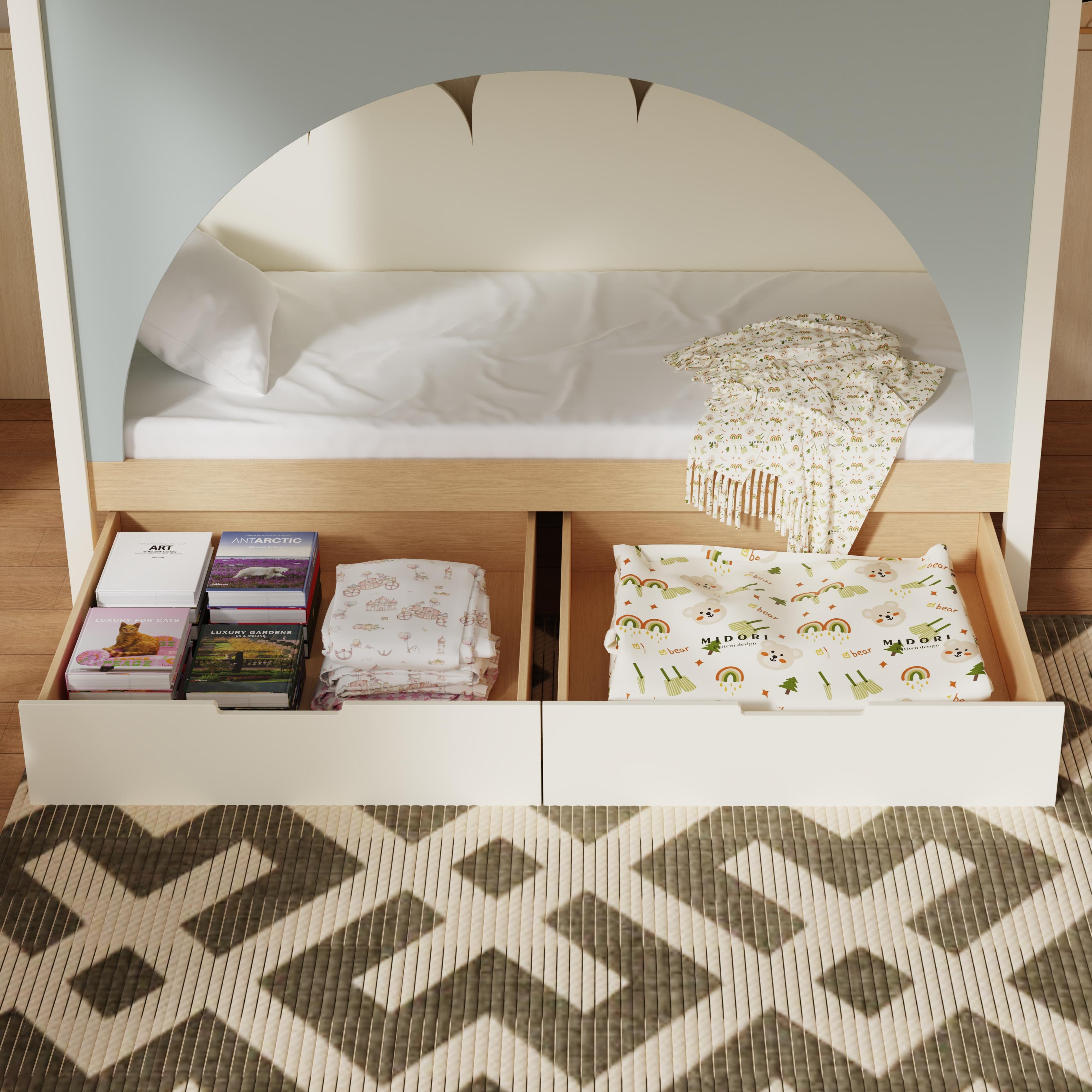 Kids Cloud Bunk Bed  – Modern Playful Nursery Essential