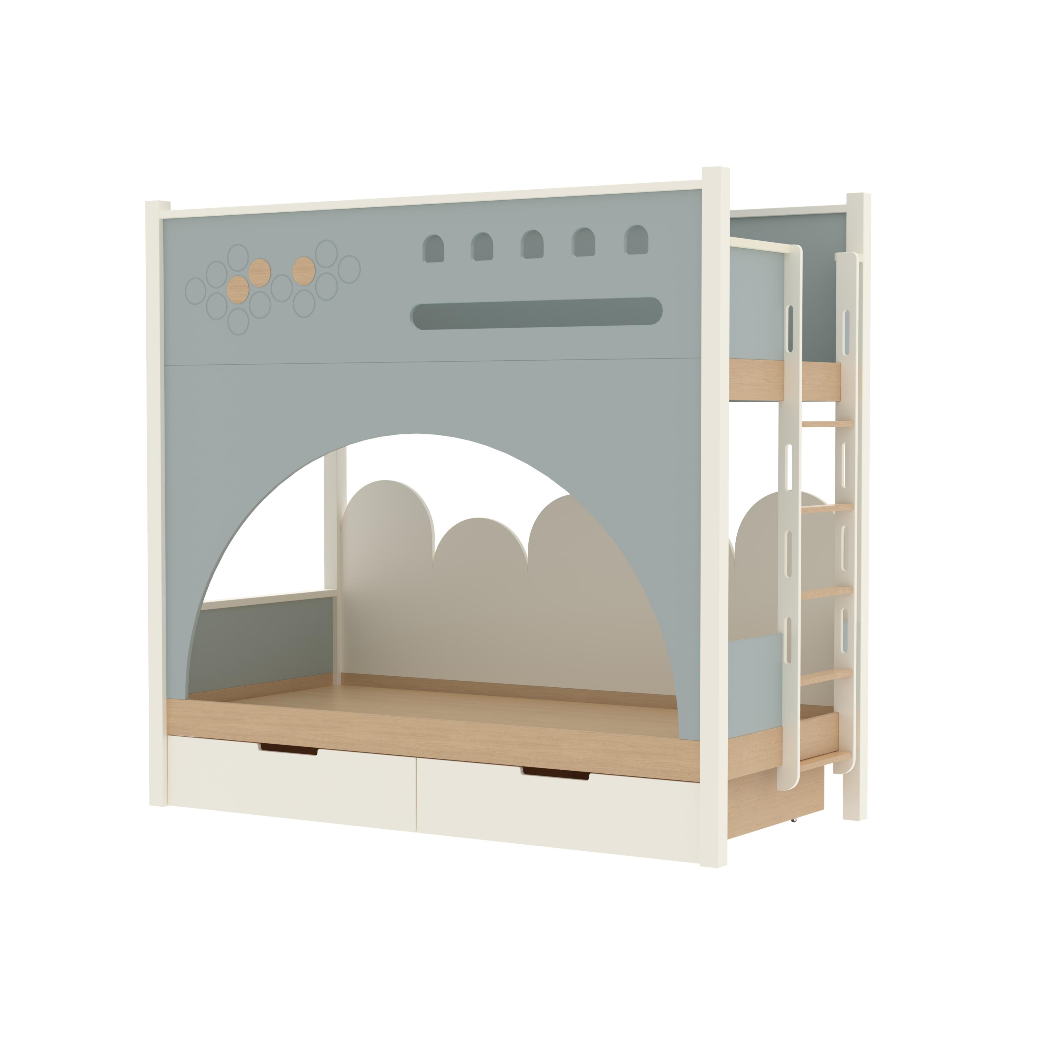 Kids Cloud Bunk Bed  – Modern Playful Nursery Essential