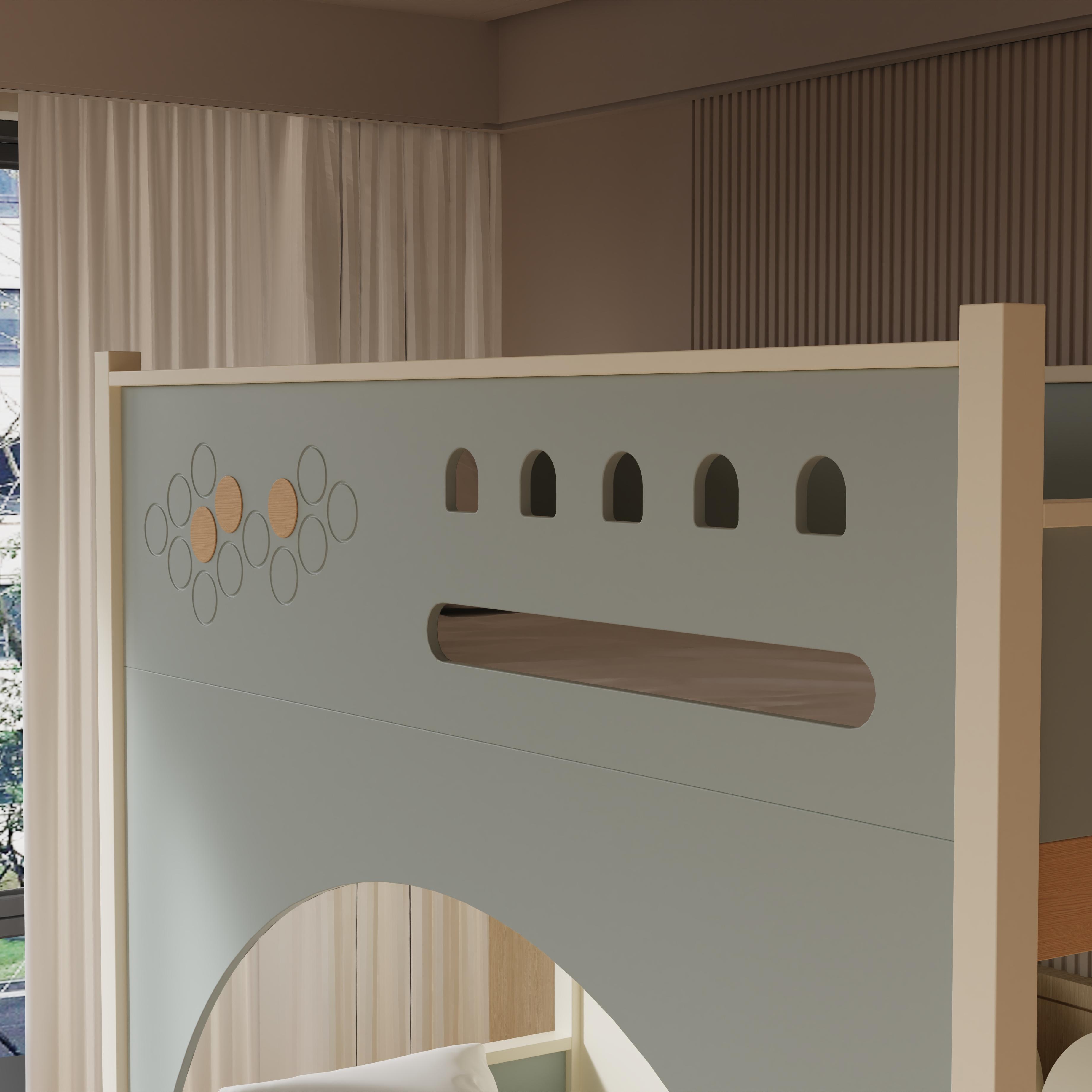 Kids Cloud Bunk Bed  – Modern Playful Nursery Essential