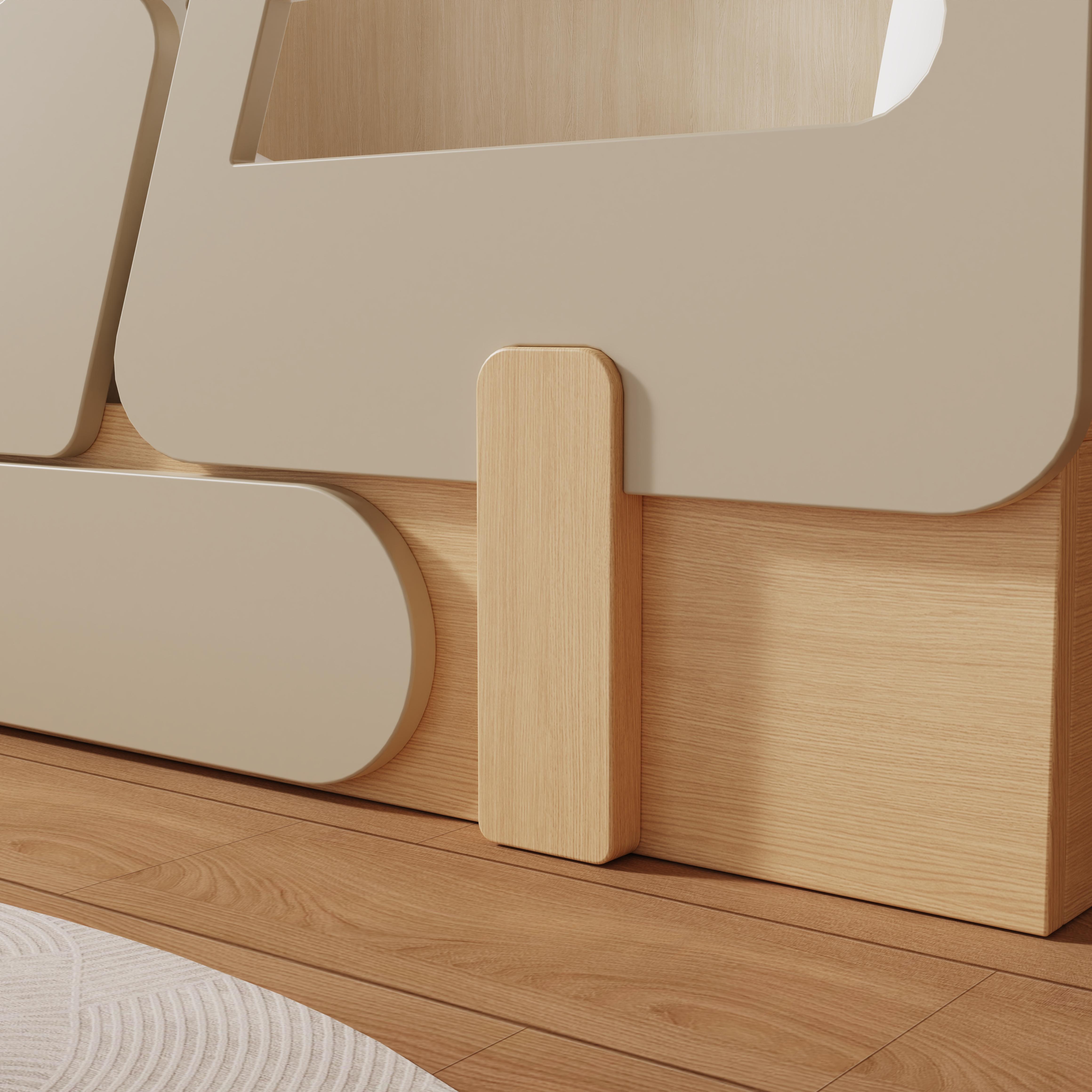 Wooden Kids House Bed | Imaginative Play Bed with Guardrails