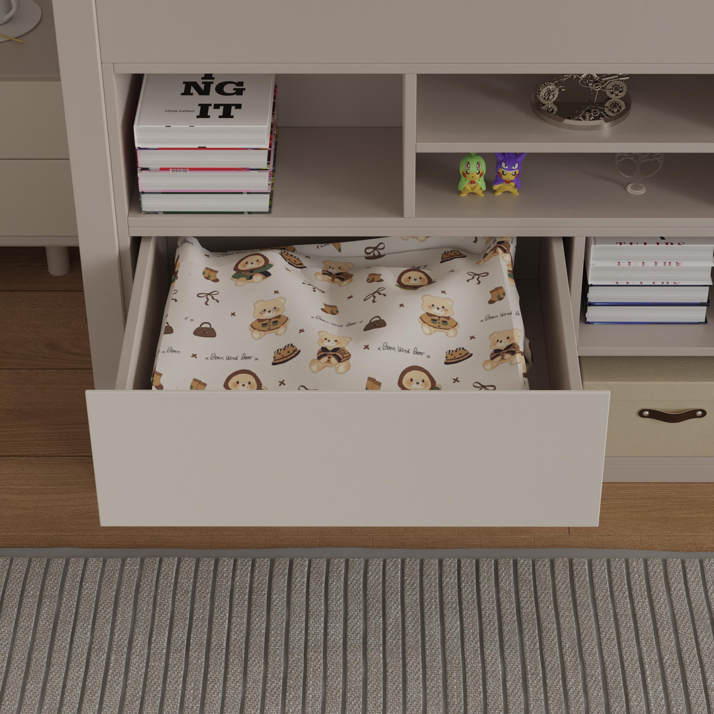 Kids Castle Loft Bed with Storage – Modern Space - Saving Sleep Essential