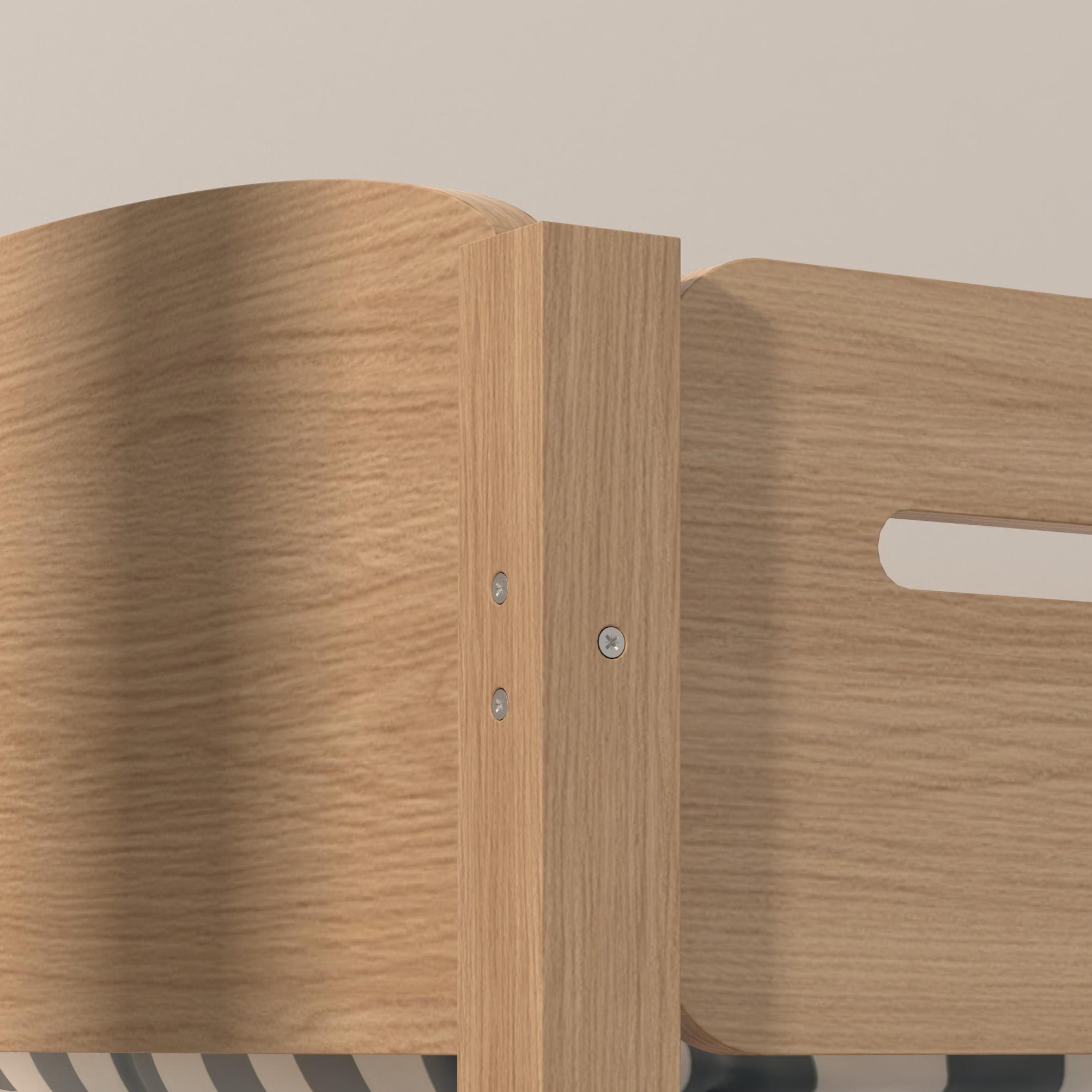 Mid Sleeper Bed with Storage | Kids Loft Bed with Cabinet & Drawers