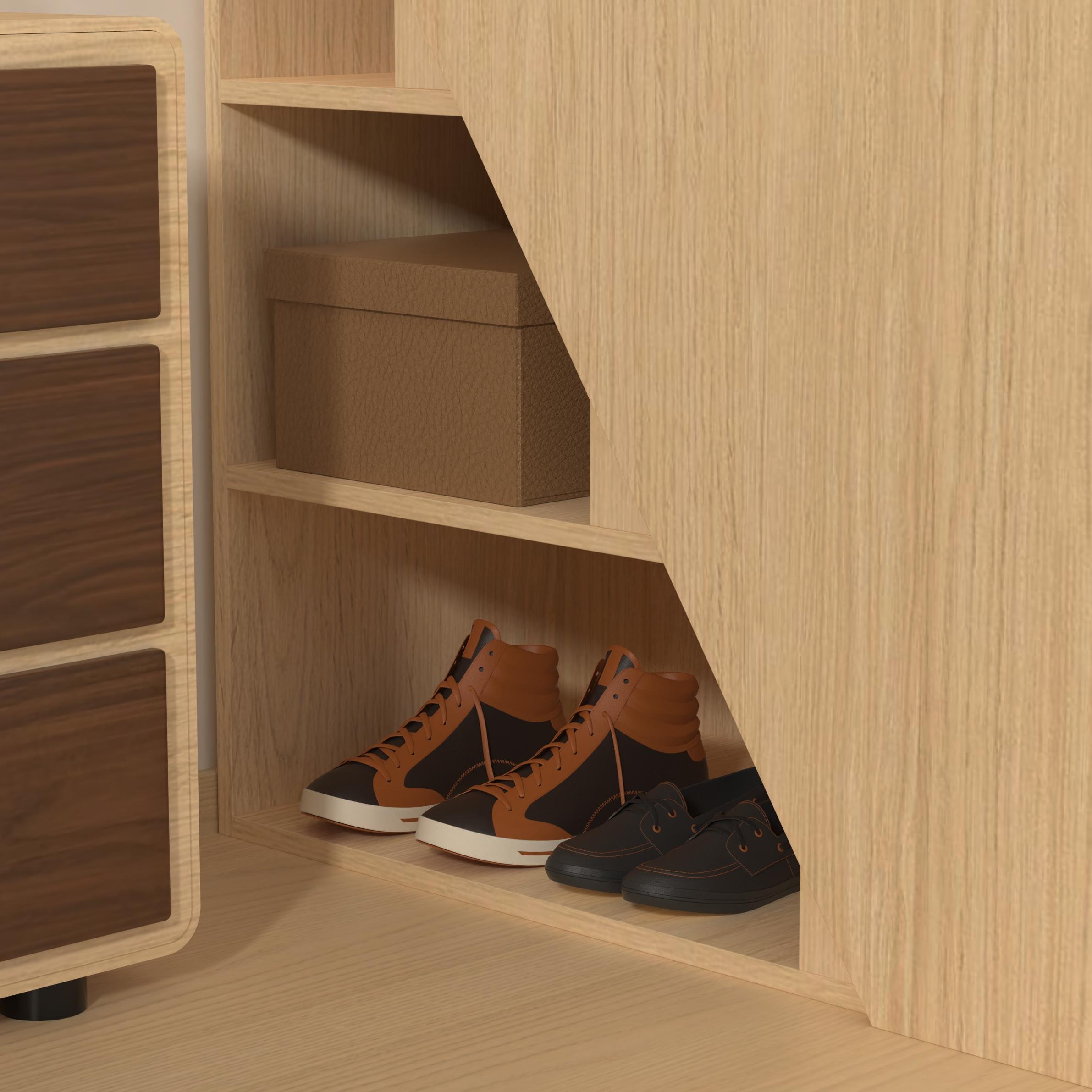 Loft Bed with Desk & Wardrobe | All-In-One Kids Study Bed