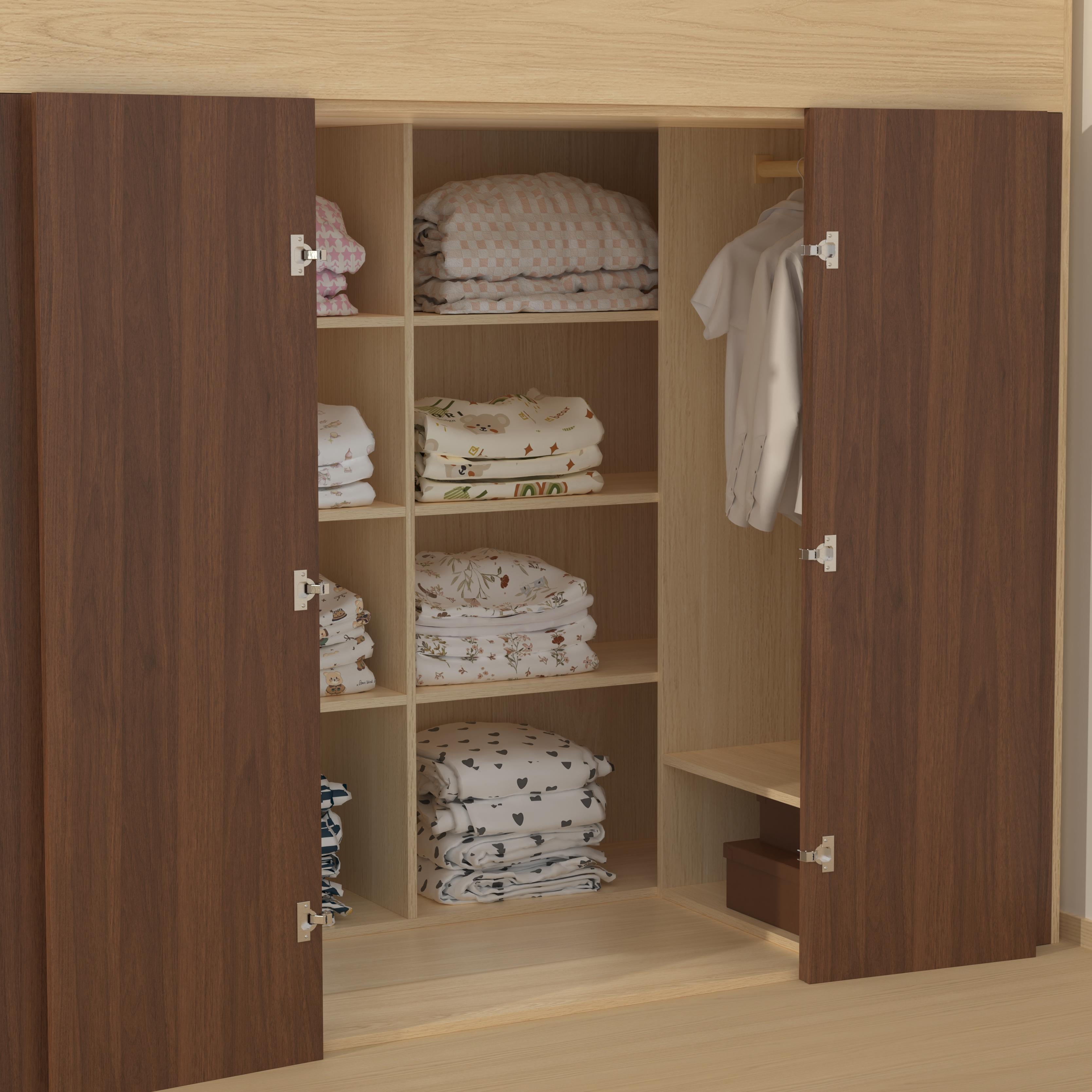 Loft Bed with Wardrobe & Stair Drawers | All-In-One Kids Storage Bed