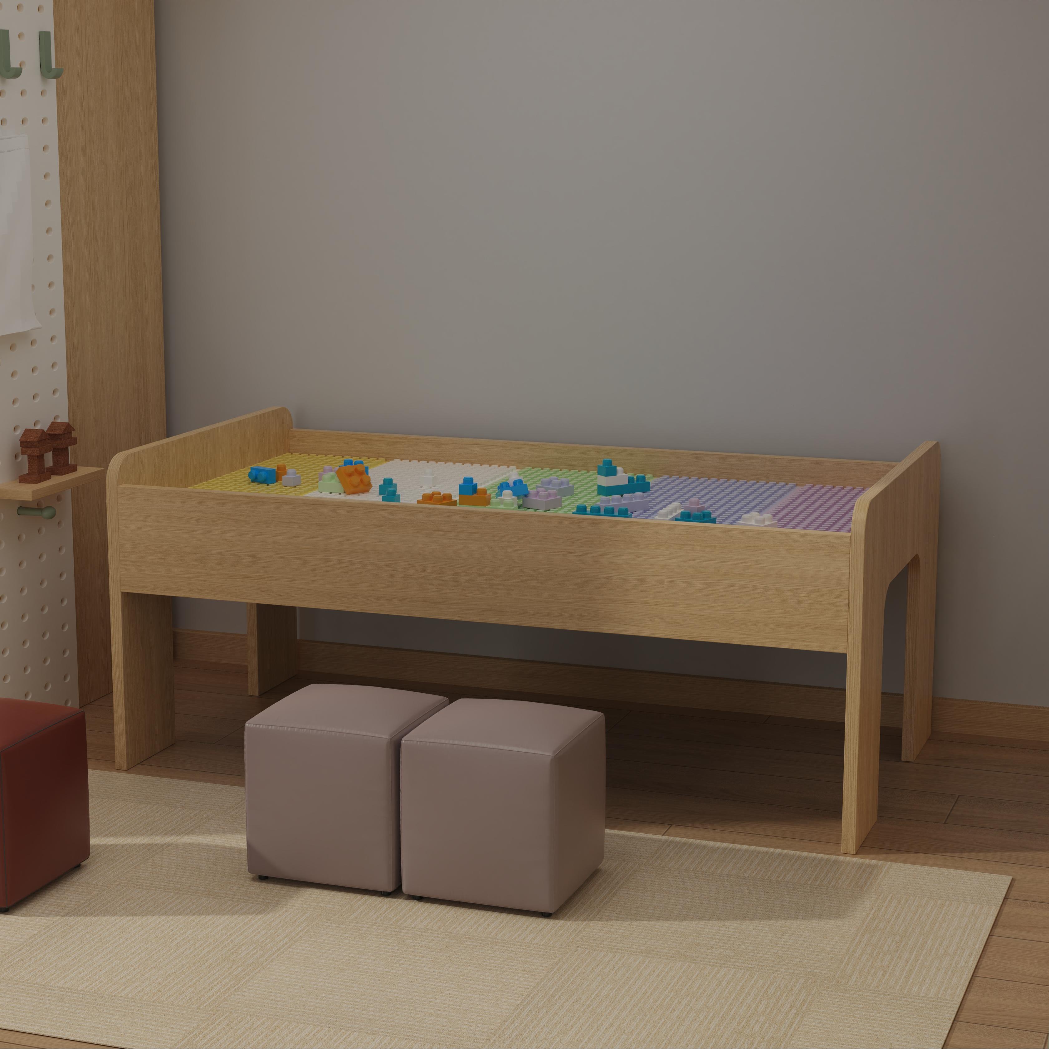 Loft Bed with Play Area & Display Cabinet | All-In-One Kids Bed