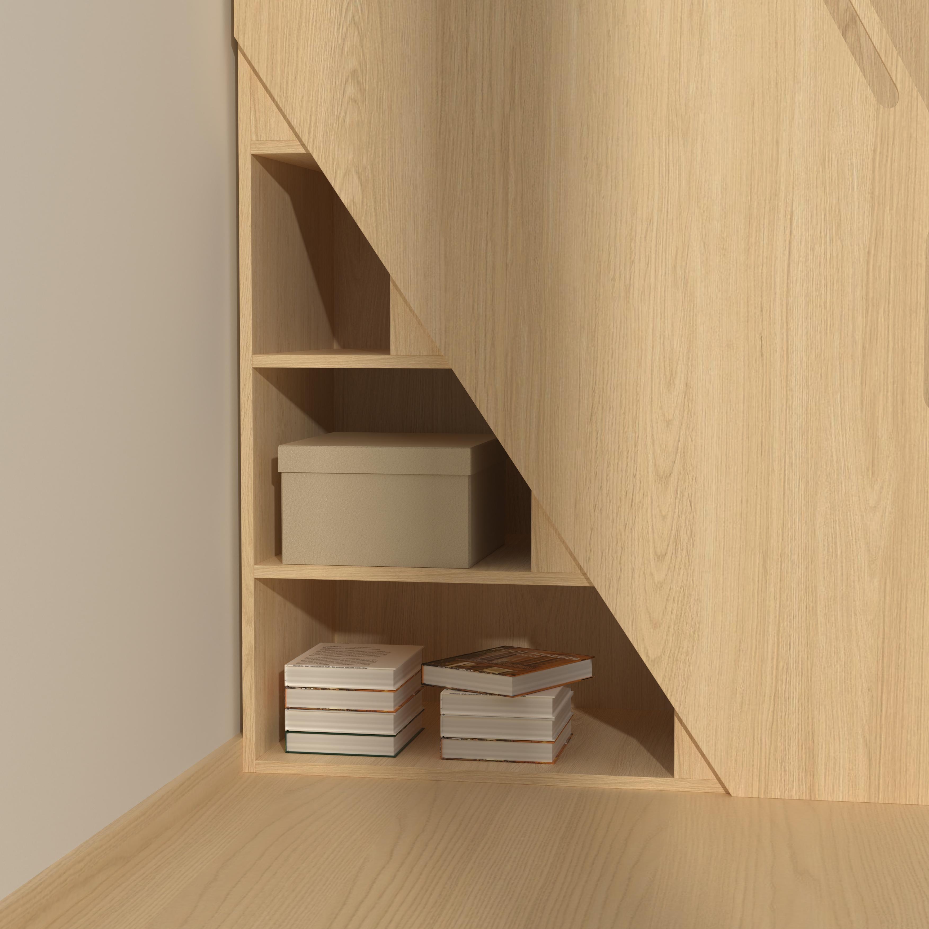 Loft Bed with Play Area & Display Cabinet | All-In-One Kids Bed