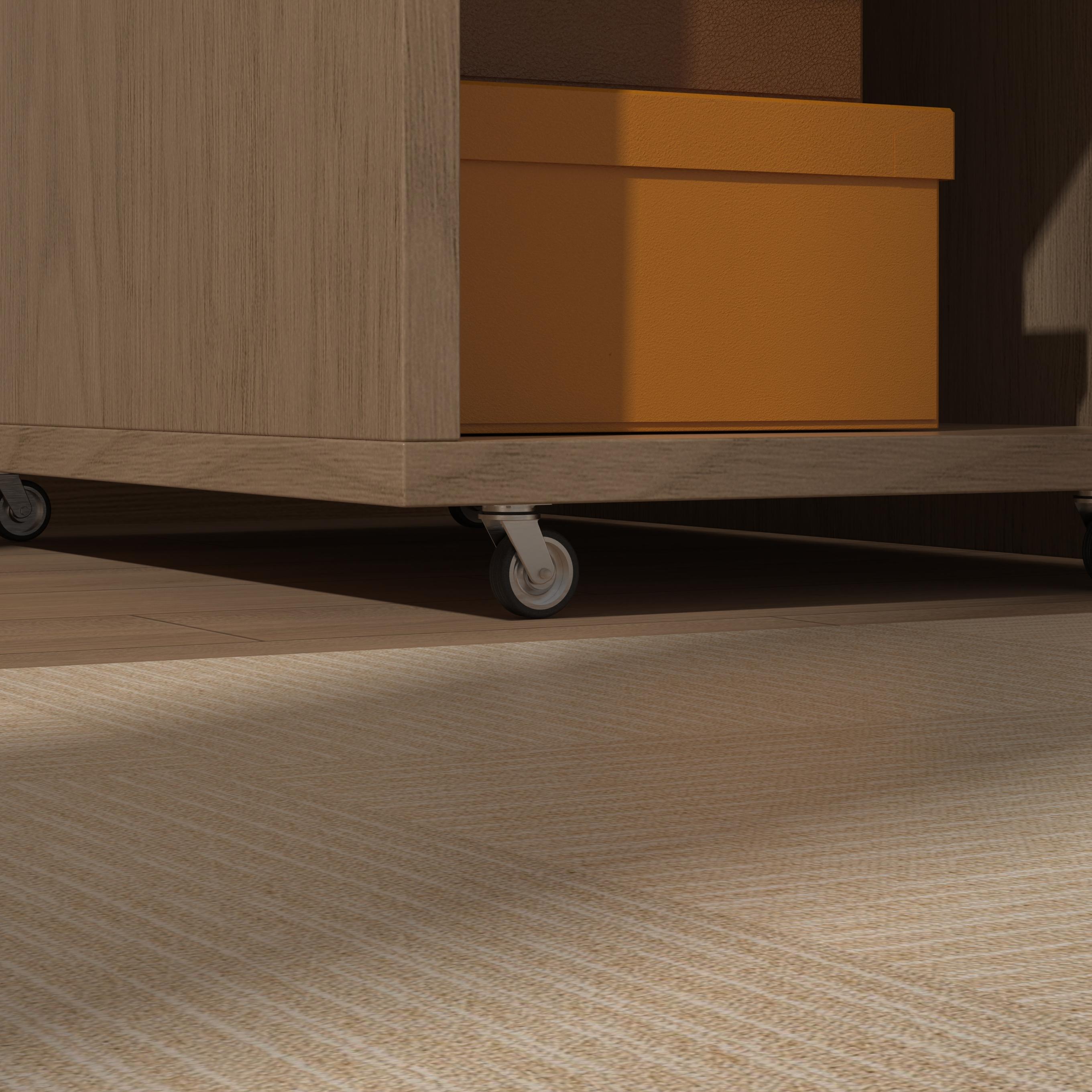 Mobile Desk with Pegboard & Storage | Rolling Home Office Desk