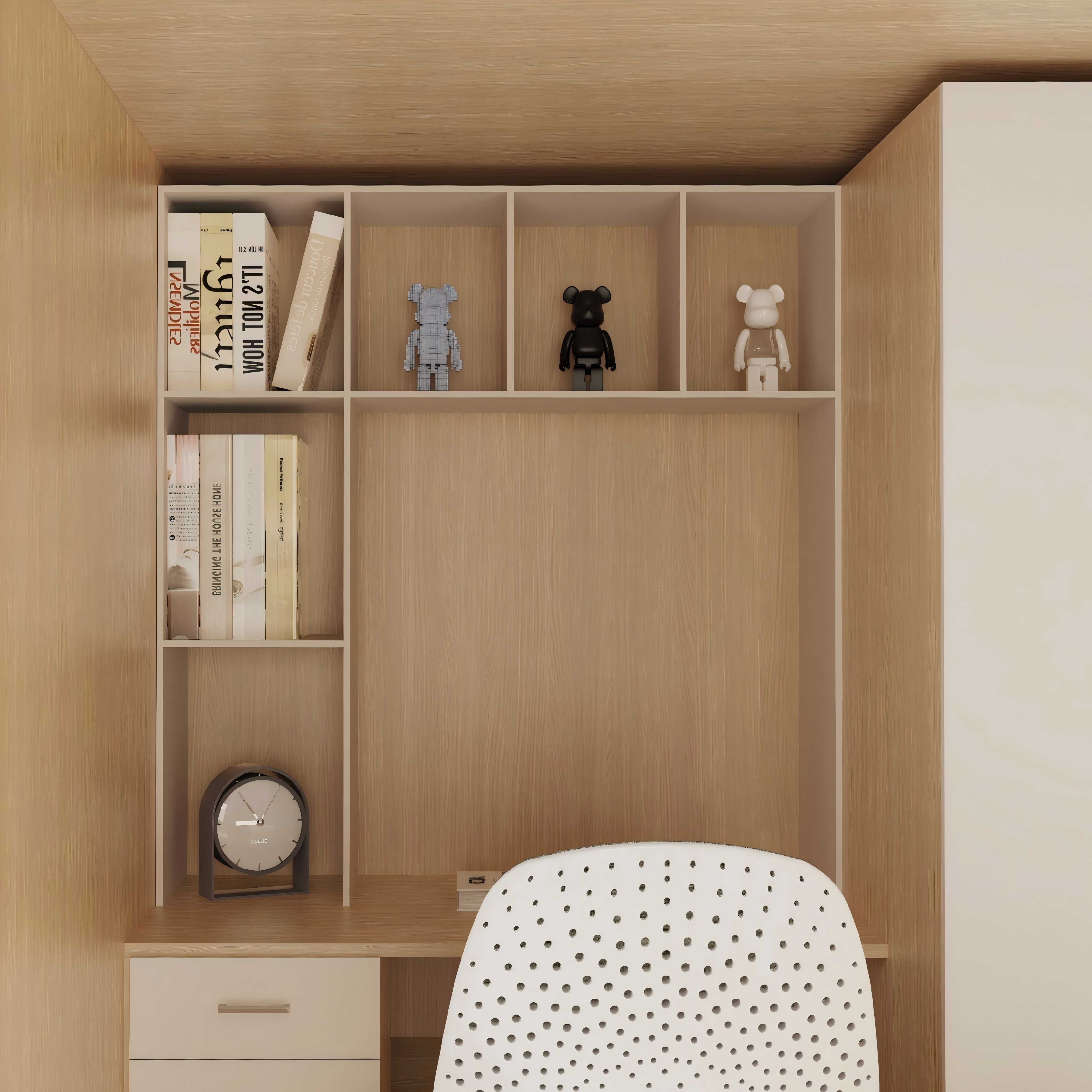 All-in-One Kids Bunk Bed with Desk Wardrobe & Storage Step