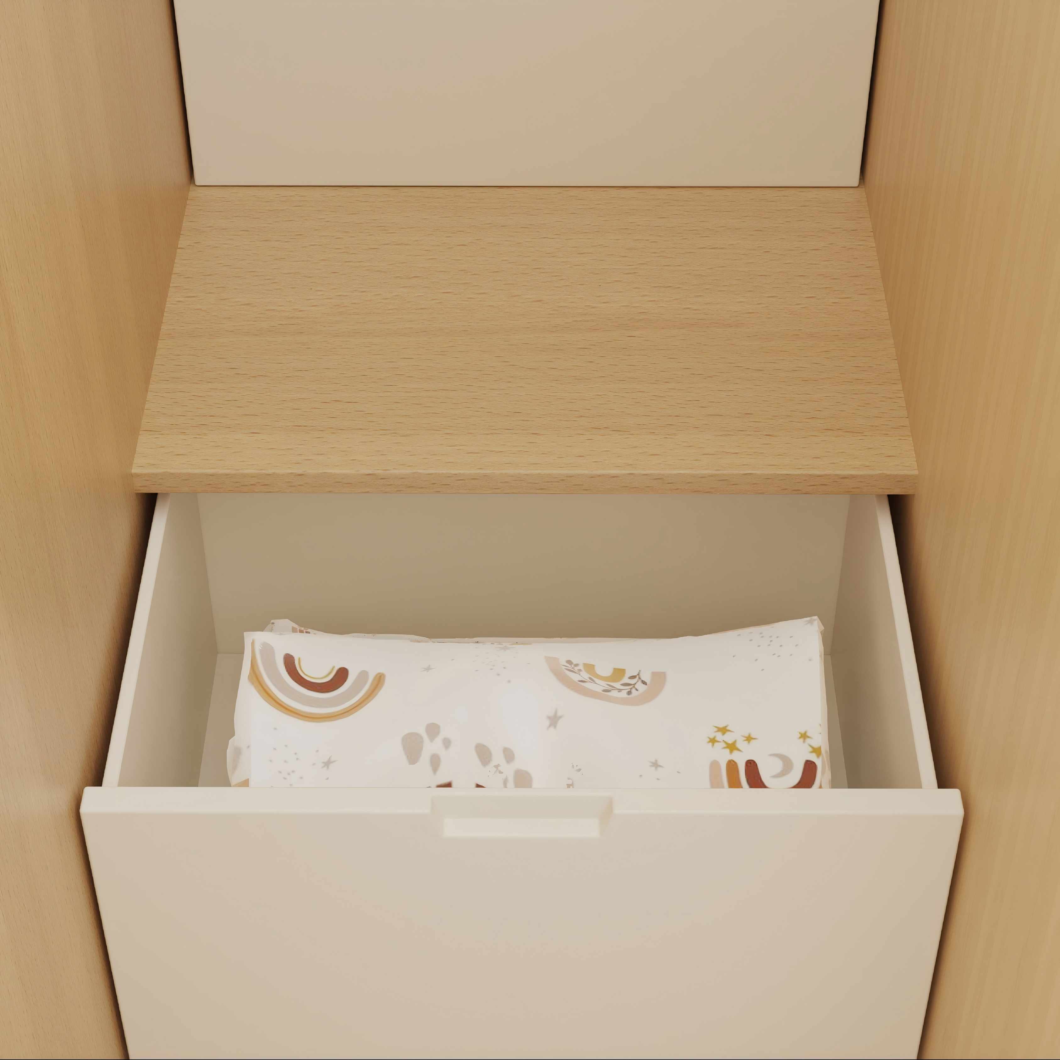 Cute Bear Bunk Bed with Storage Stairs & Desk for Kids