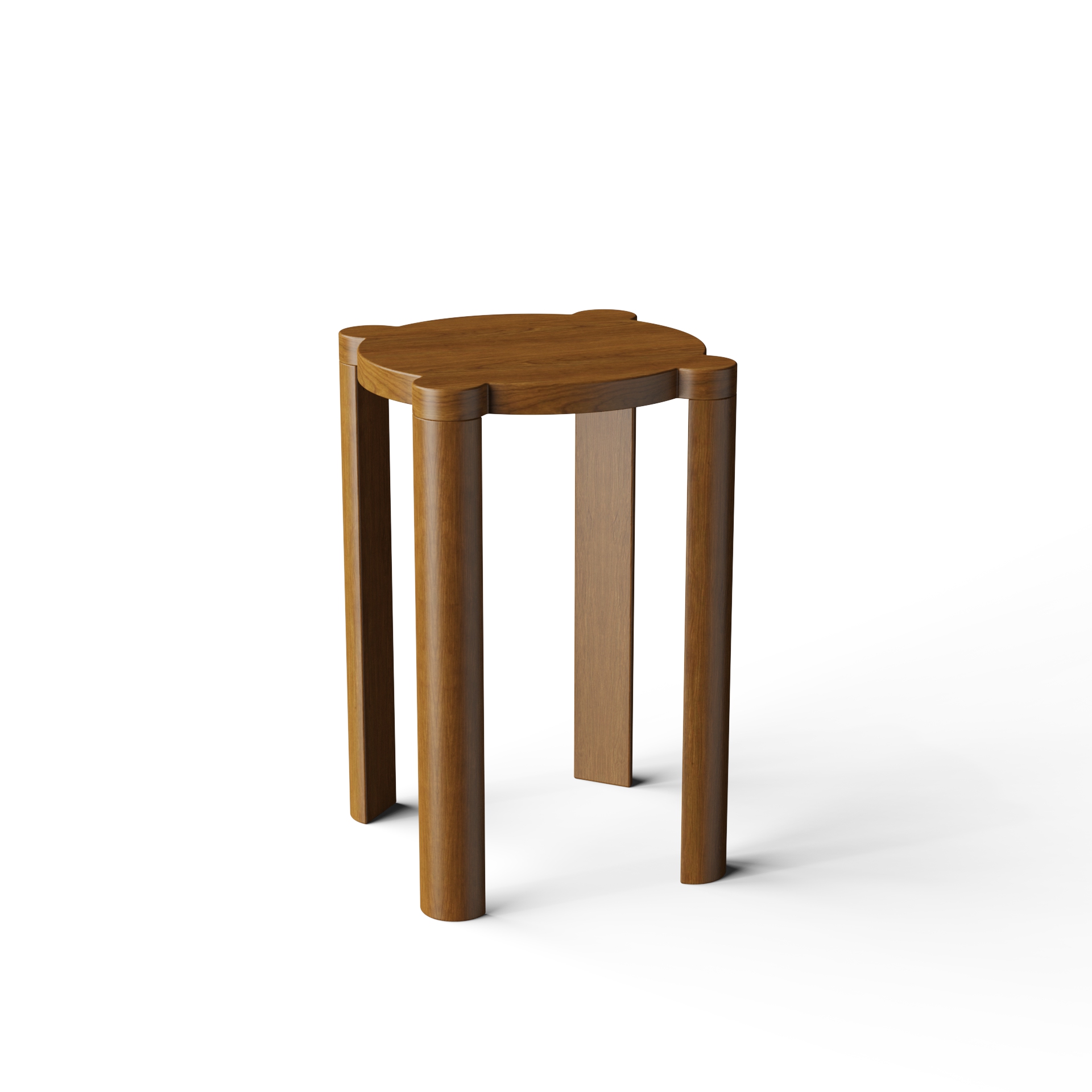 Modern Stackable Wooden Stools | Space-Saving Nesting Stool Set