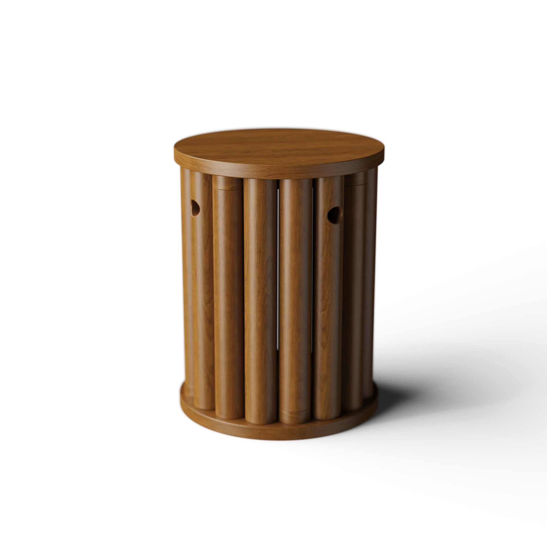 Modern Stackable Wooden Stools | Space-Saving Nesting Stool Set