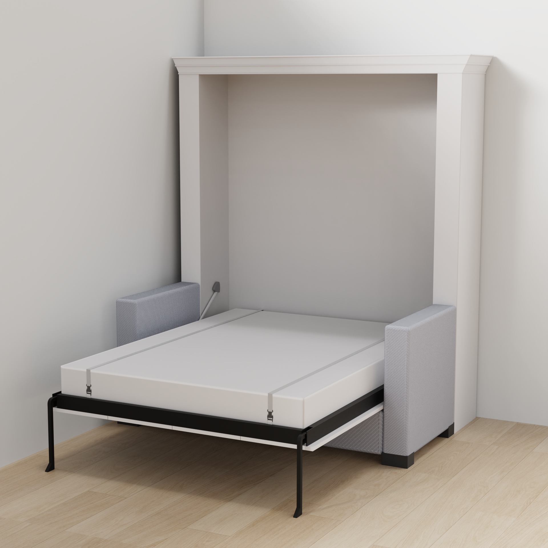 Sofa Murphy Bed 2-in-1 | Space-Saving Wall Bed with Sofa Arms