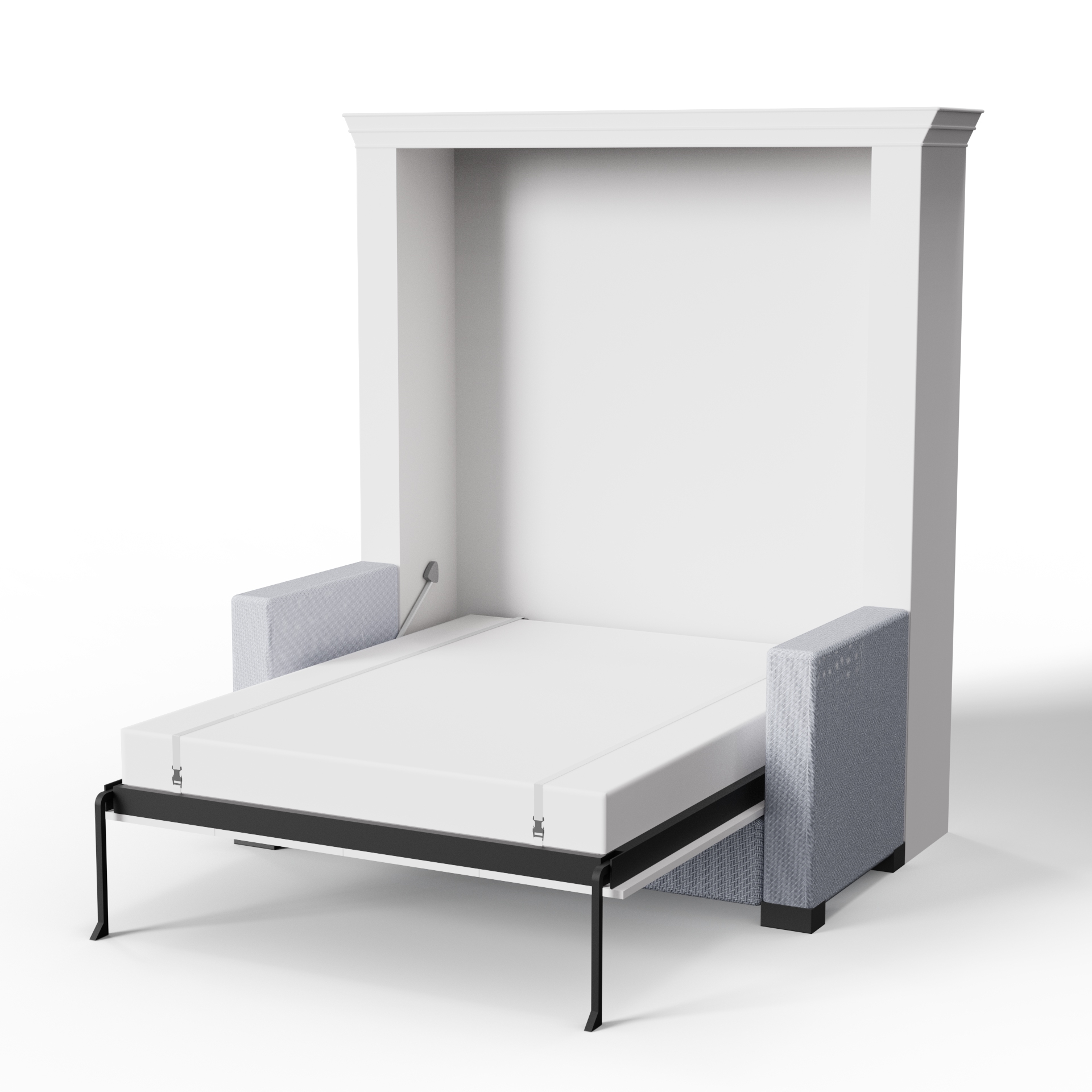 Sofa Murphy Bed 2-in-1 | Space-Saving Wall Bed with Sofa Arms