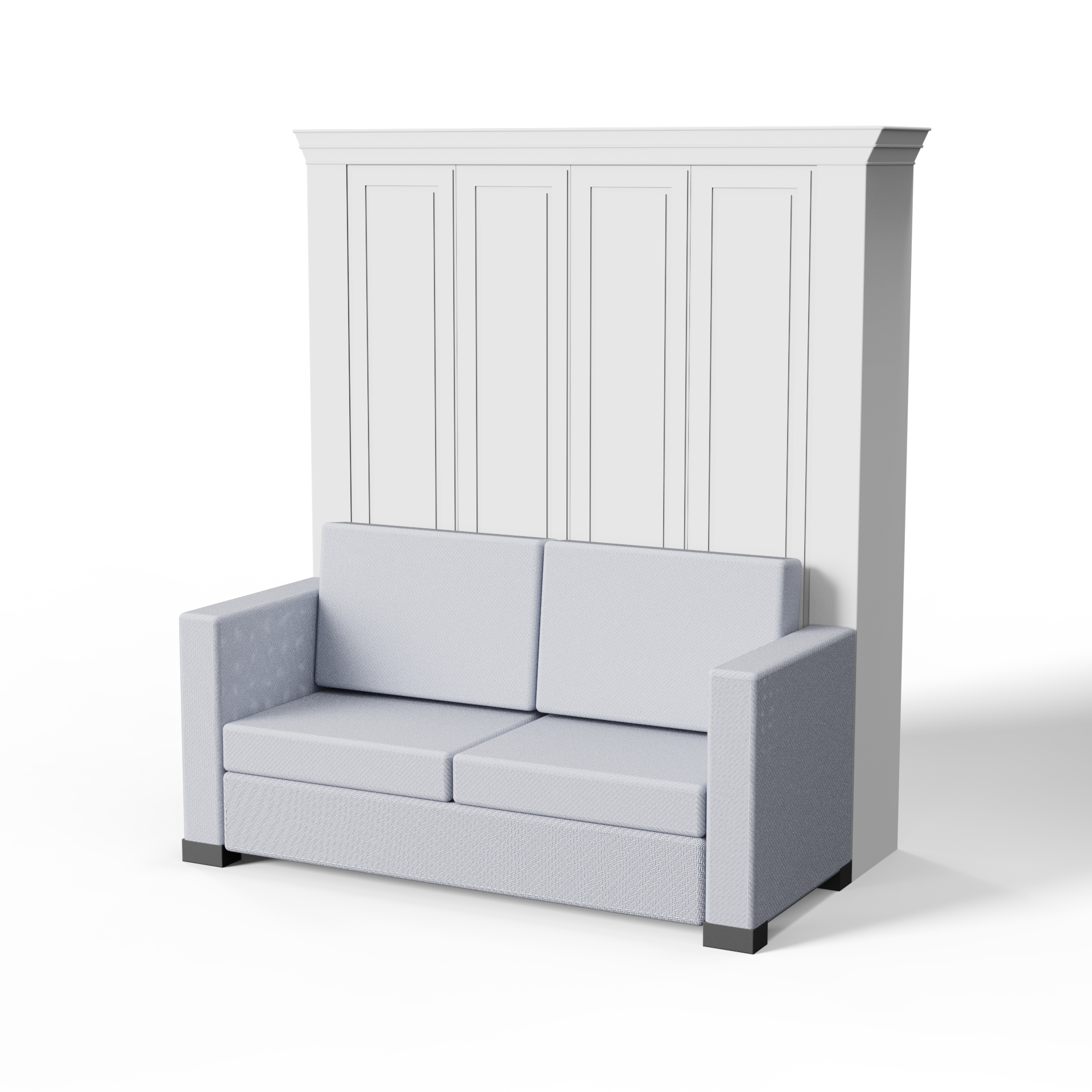 Sofa Murphy Bed 2-in-1 | Space-Saving Wall Bed with Sofa Arms