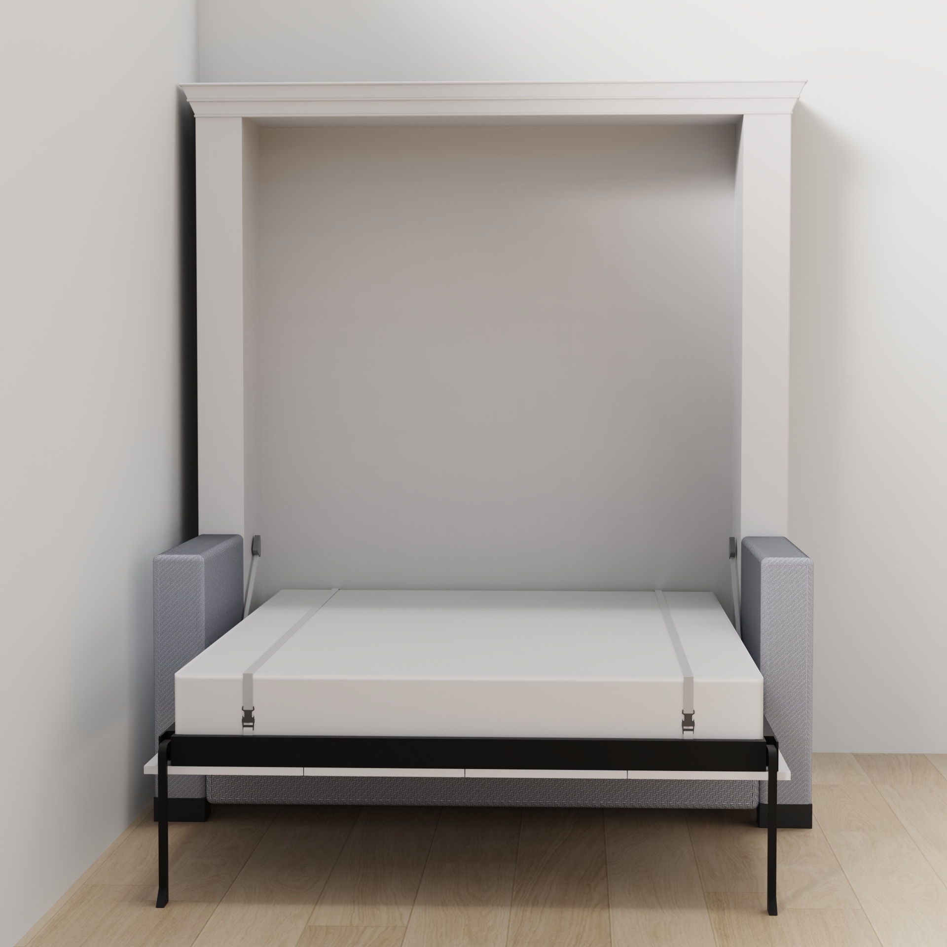 Sofa Murphy Bed 2-in-1 | Space-Saving Wall Bed with Sofa Arms
