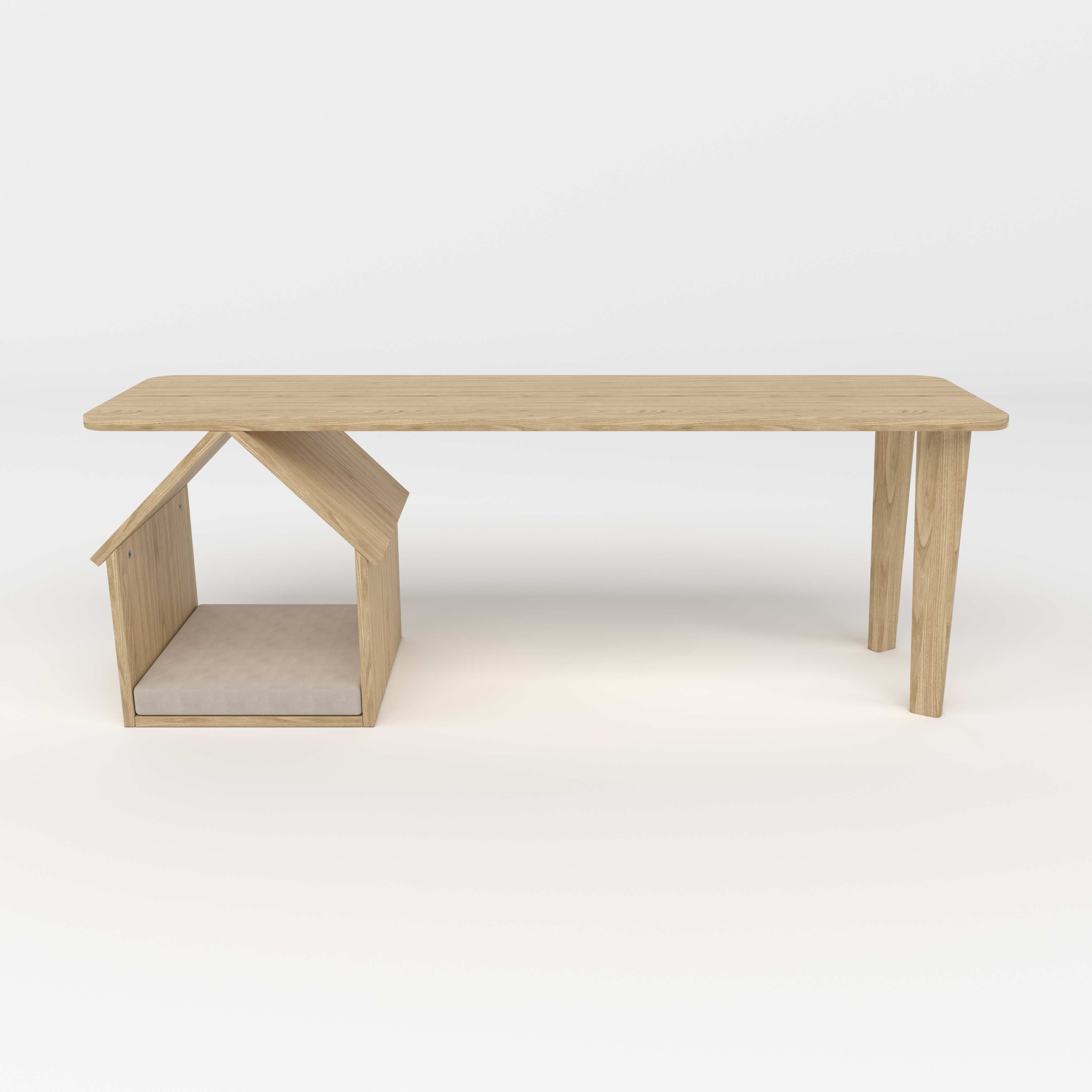 Modern Wooden Dog House Desk | 2-in-1 Pet House & Console Table for Small Dogs