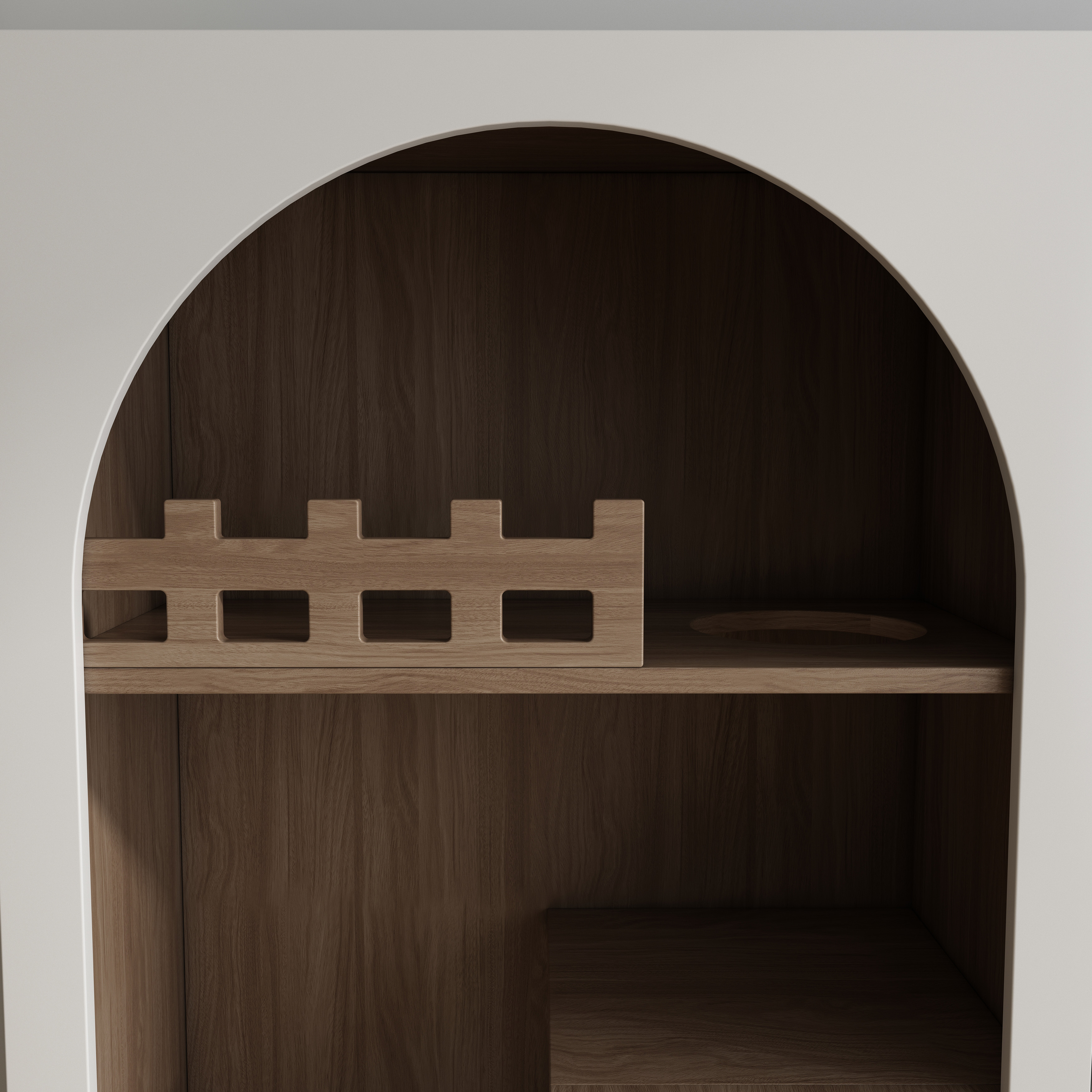 Modern White Cat House Cabinet | Multi-Cat Litter Box Enclosure with Storage