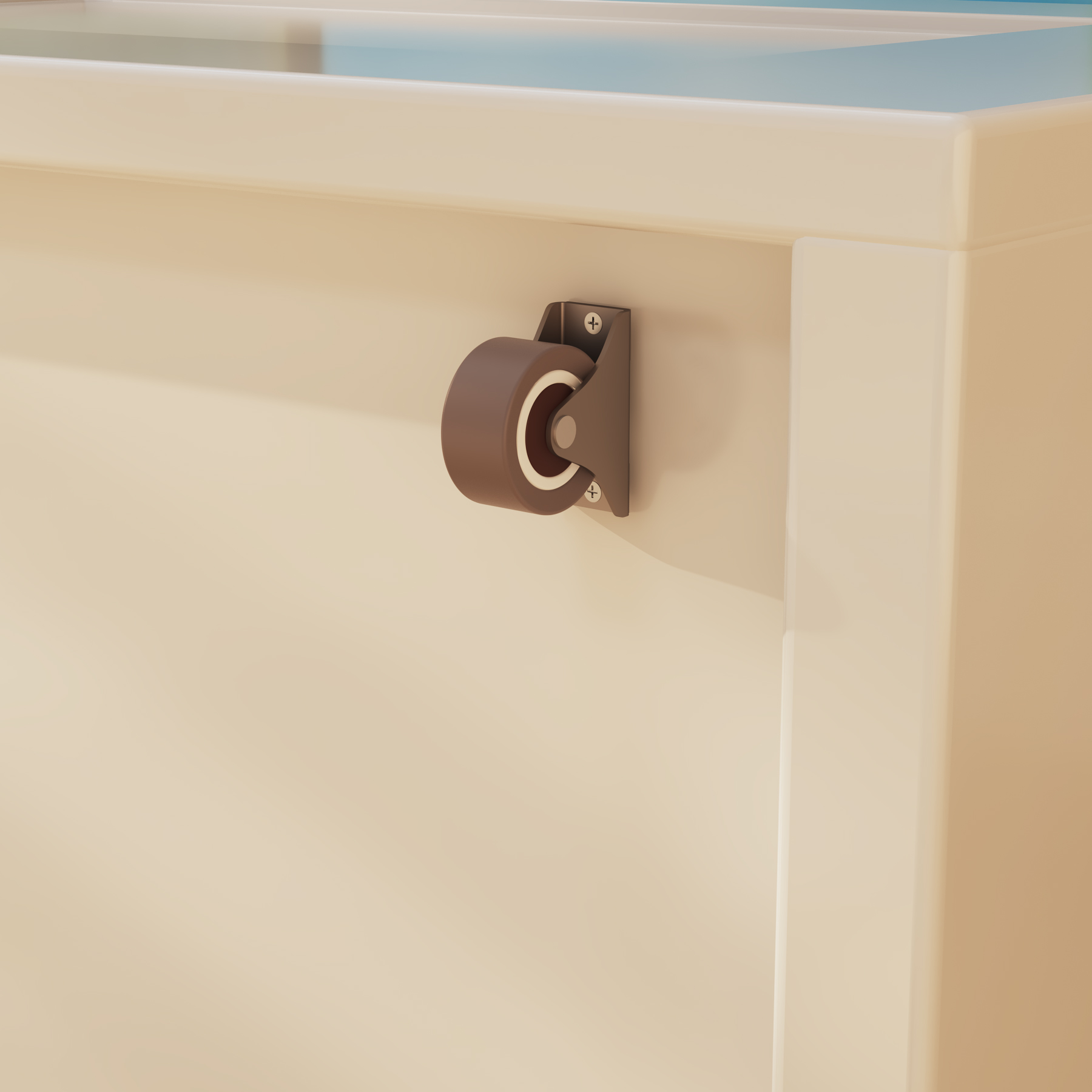 Kids Toy Storage Bench | White Bookcase with 2 Drawers for Playroom Bedroom