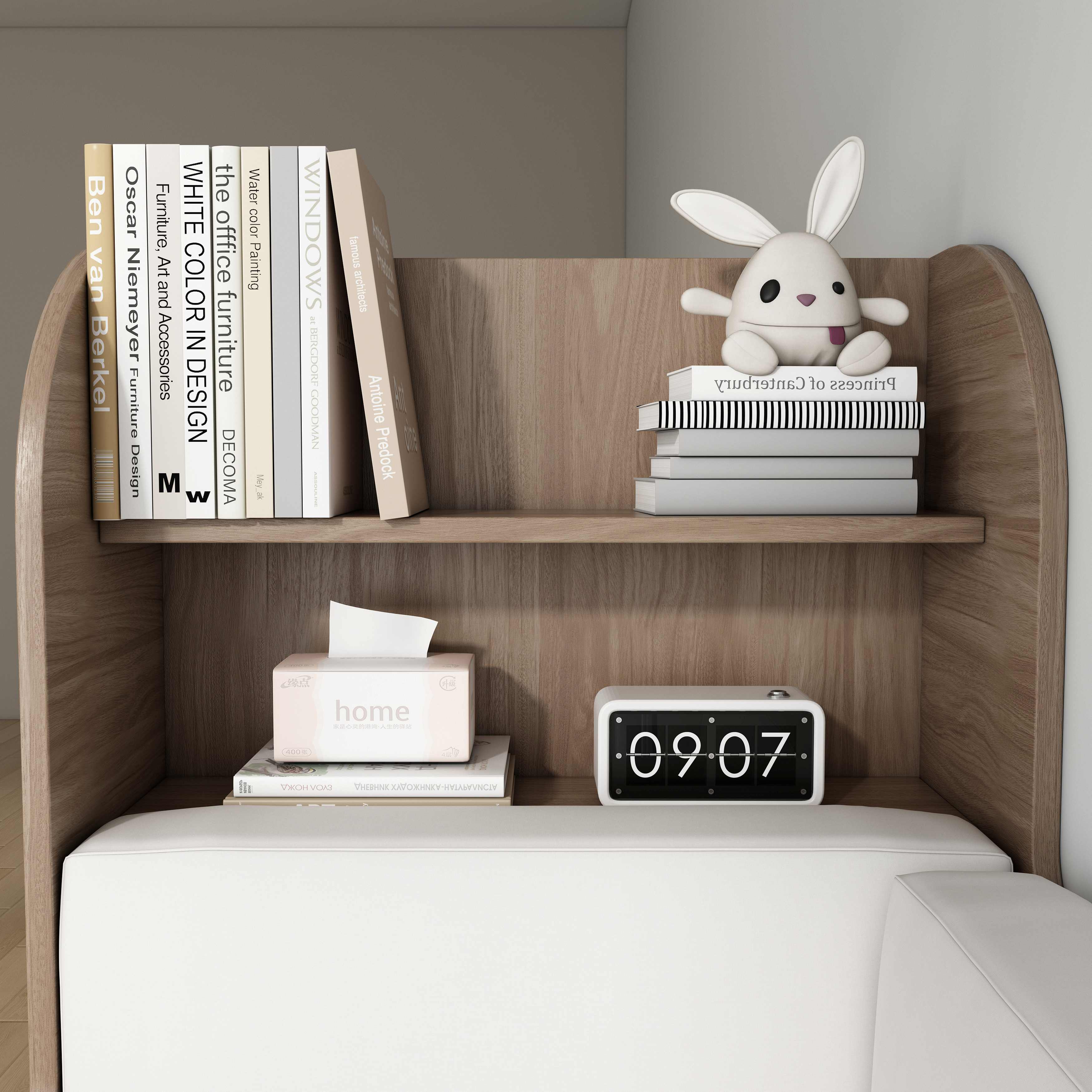 Cat-Sized Wooden Sofa Bed: 2-in-1 Multi-Functional Pet Furniture with Hidden Nook