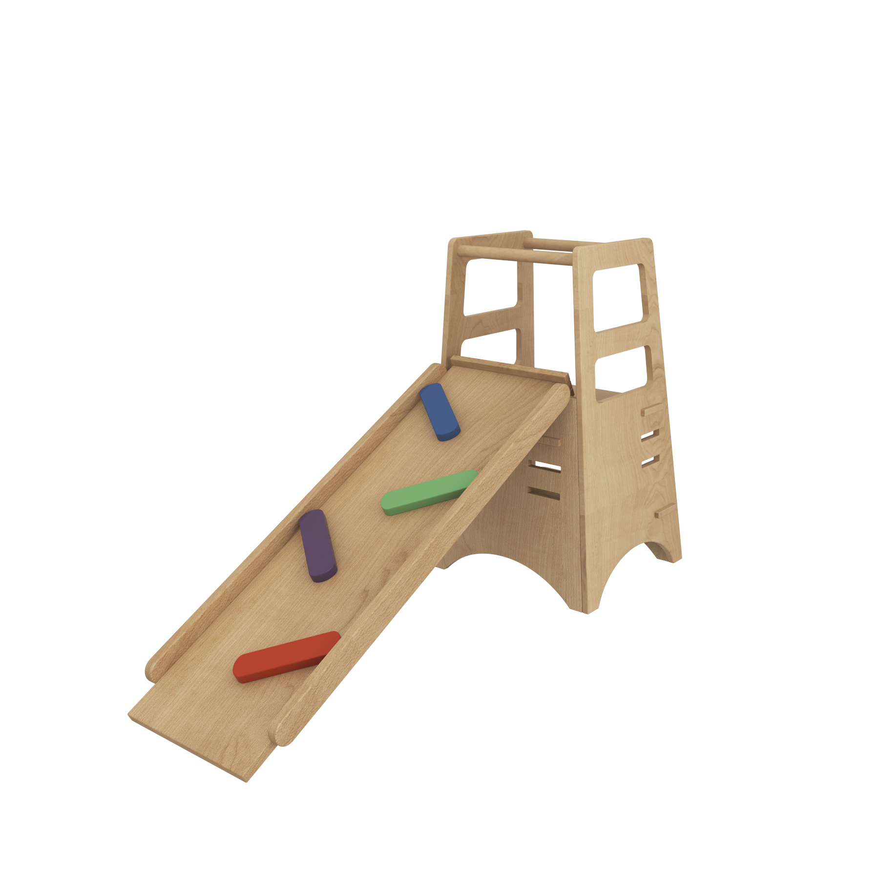 Wooden Toddler Slide Climber | 2-in-1 Pikler Activity Gym for Indoor Motor Skills