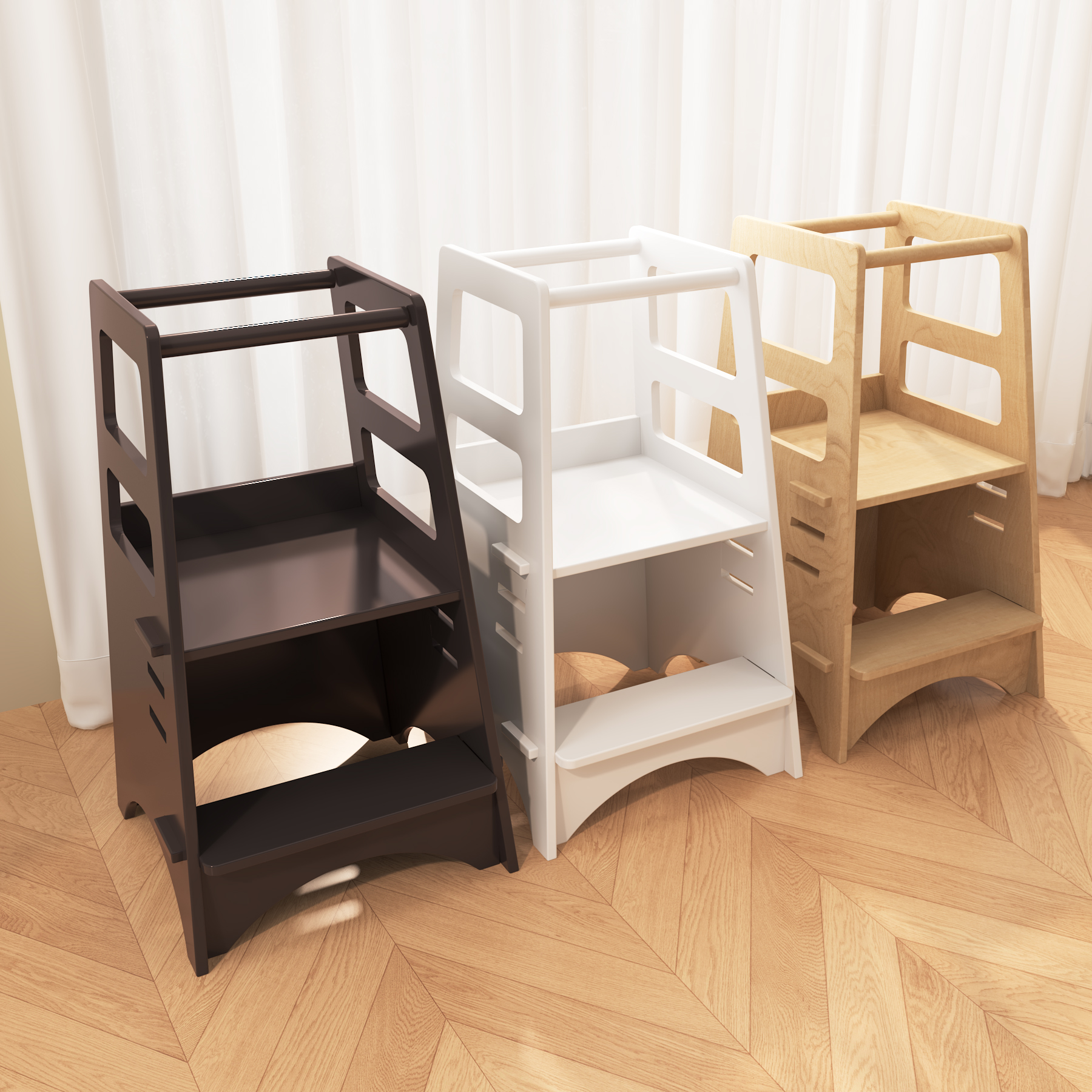 Wooden Toddler Slide Climber | 2-in-1 Pikler Activity Gym for Indoor Motor Skills