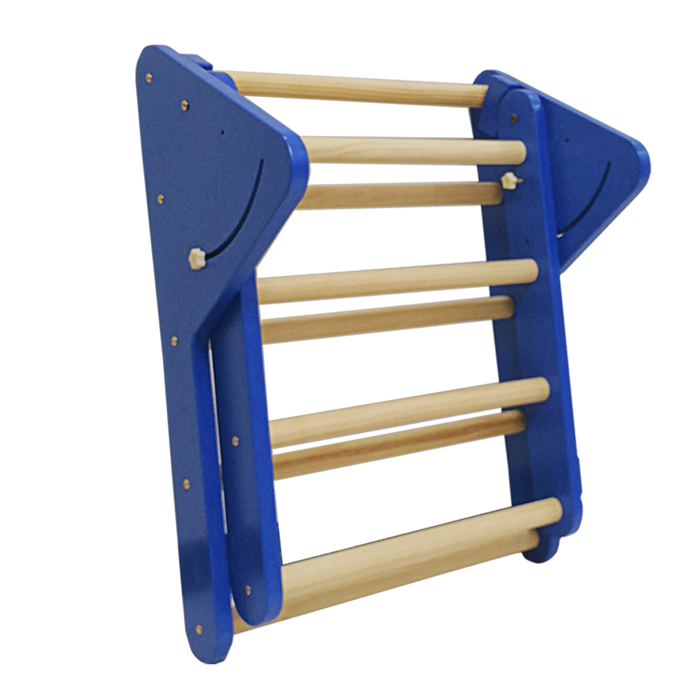 Foldable Wooden Pikler Triangle | Montessori Toddler Climbing Play Gym for Motor Development