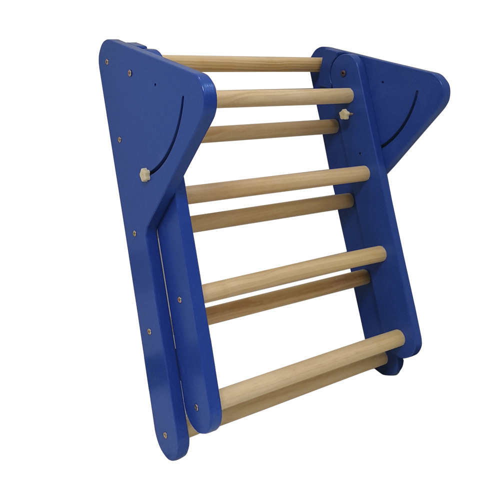 Foldable Wooden Pikler Triangle | Montessori Toddler Climbing Play Gym for Motor Development