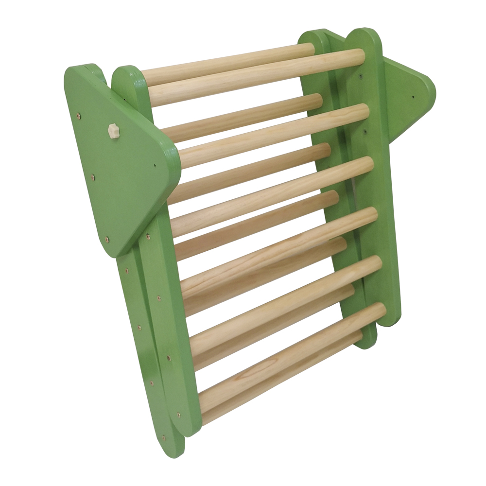 2-In-1 Pikler Triangle Slide Ramp | Montessori Toddler Climbing Play Gym for Motor Skills