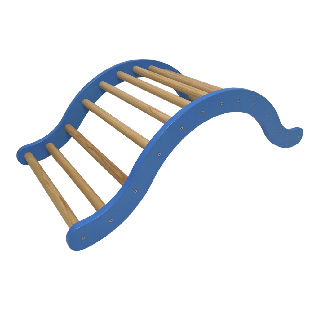 Wooden Arch Climbing Ladder Ramp | Montessori Toddler Indoor Gross Motor Play Gym